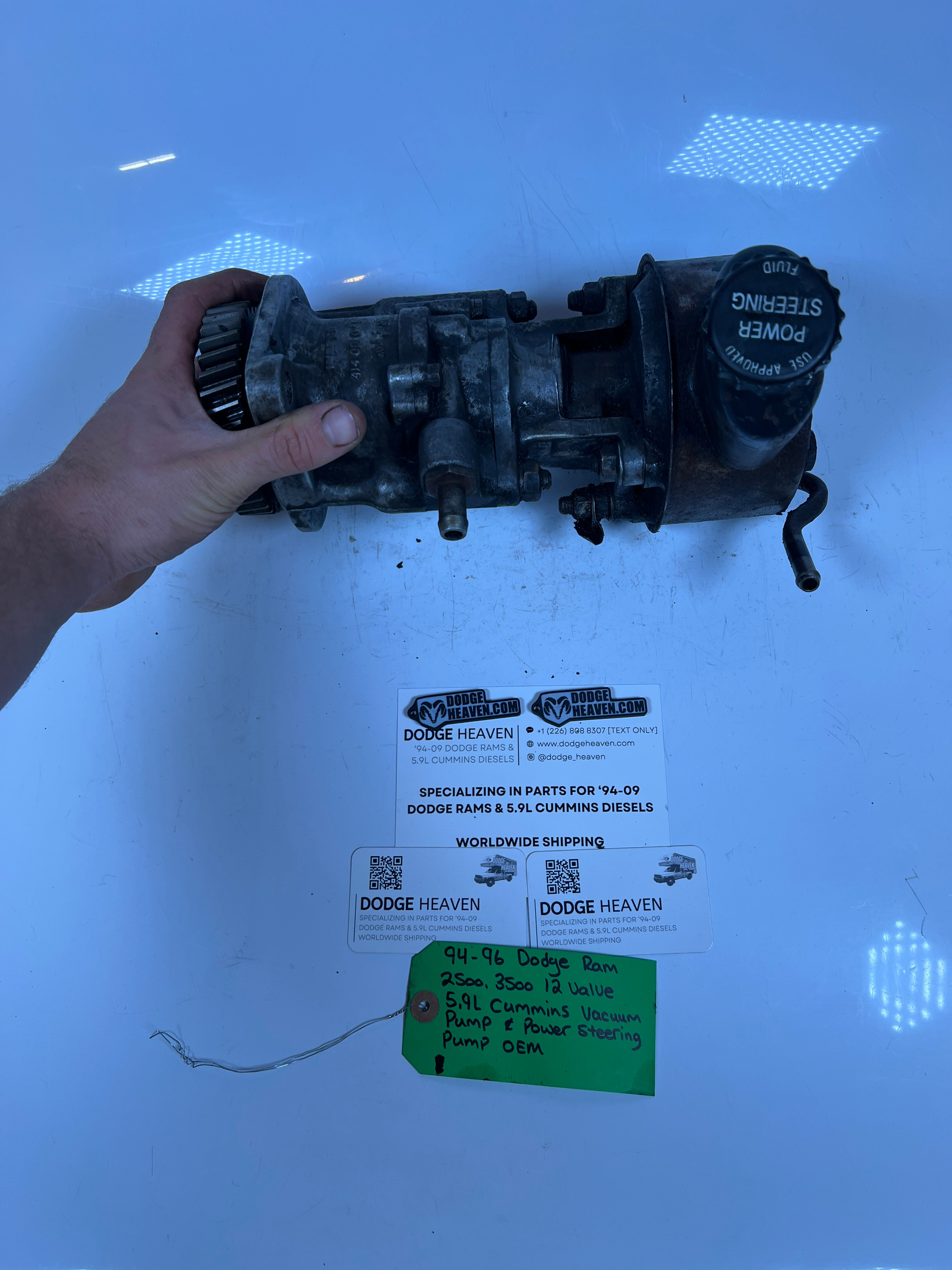 1994-1996 Dodge Ram 12 Valve 5.9L Cummins Vacuum & Power Steering Pump