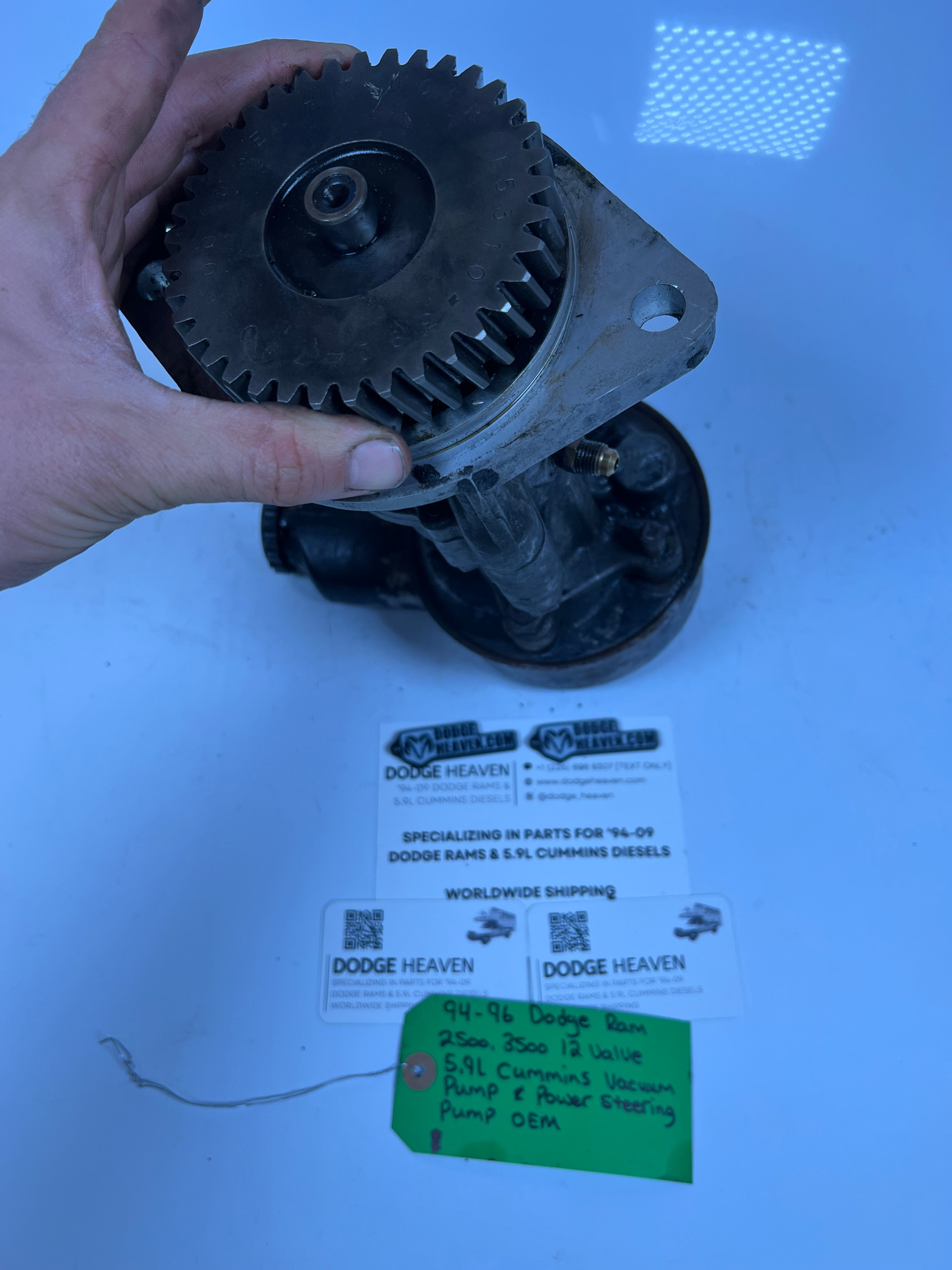 1994-1996 Dodge Ram 12 Valve 5.9L Cummins Vacuum & Power Steering Pump
