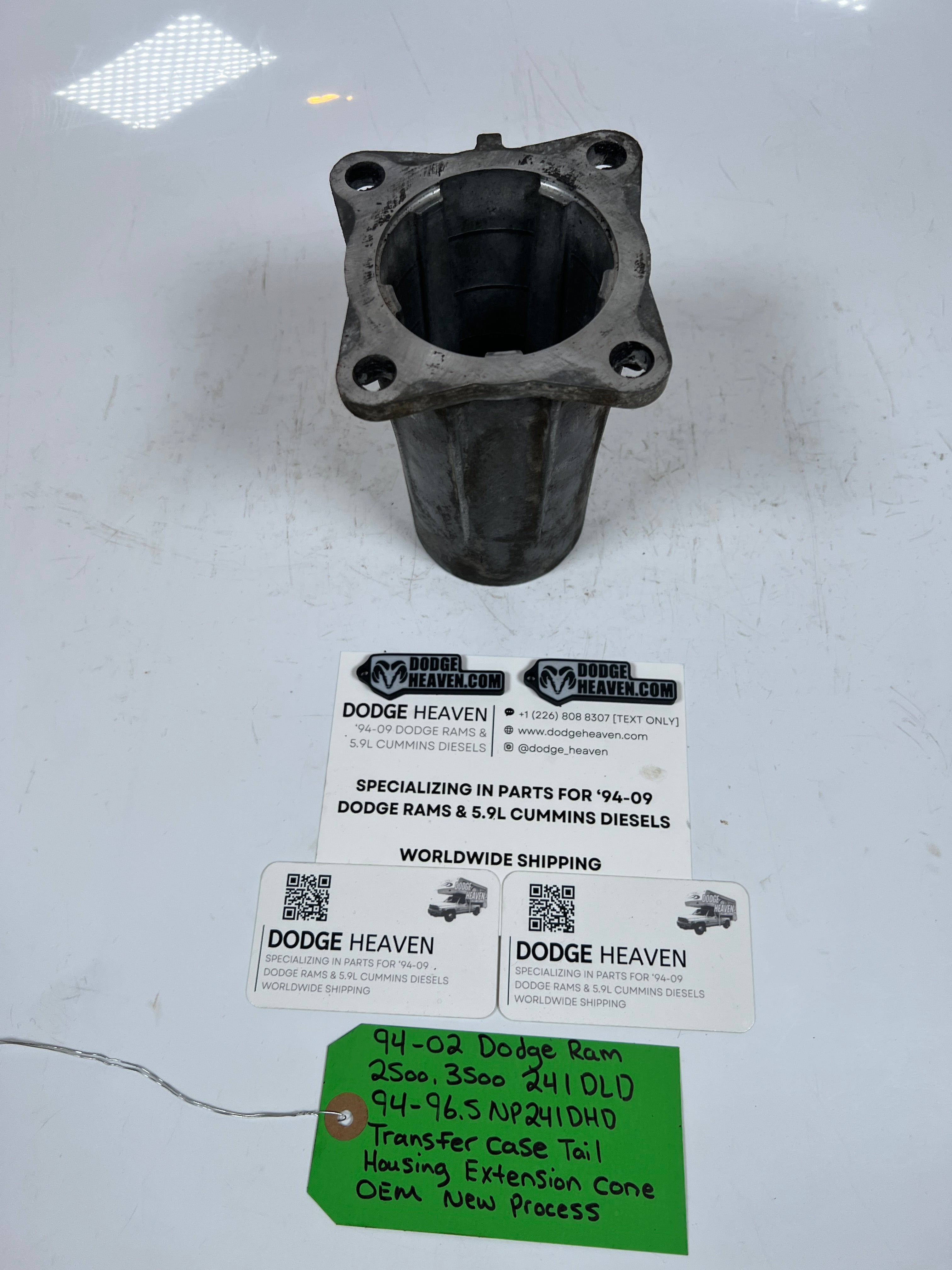 1994-2002 Dodge Ram 241DHD 241DLD Transfer Case Tail Housing Extension Cone