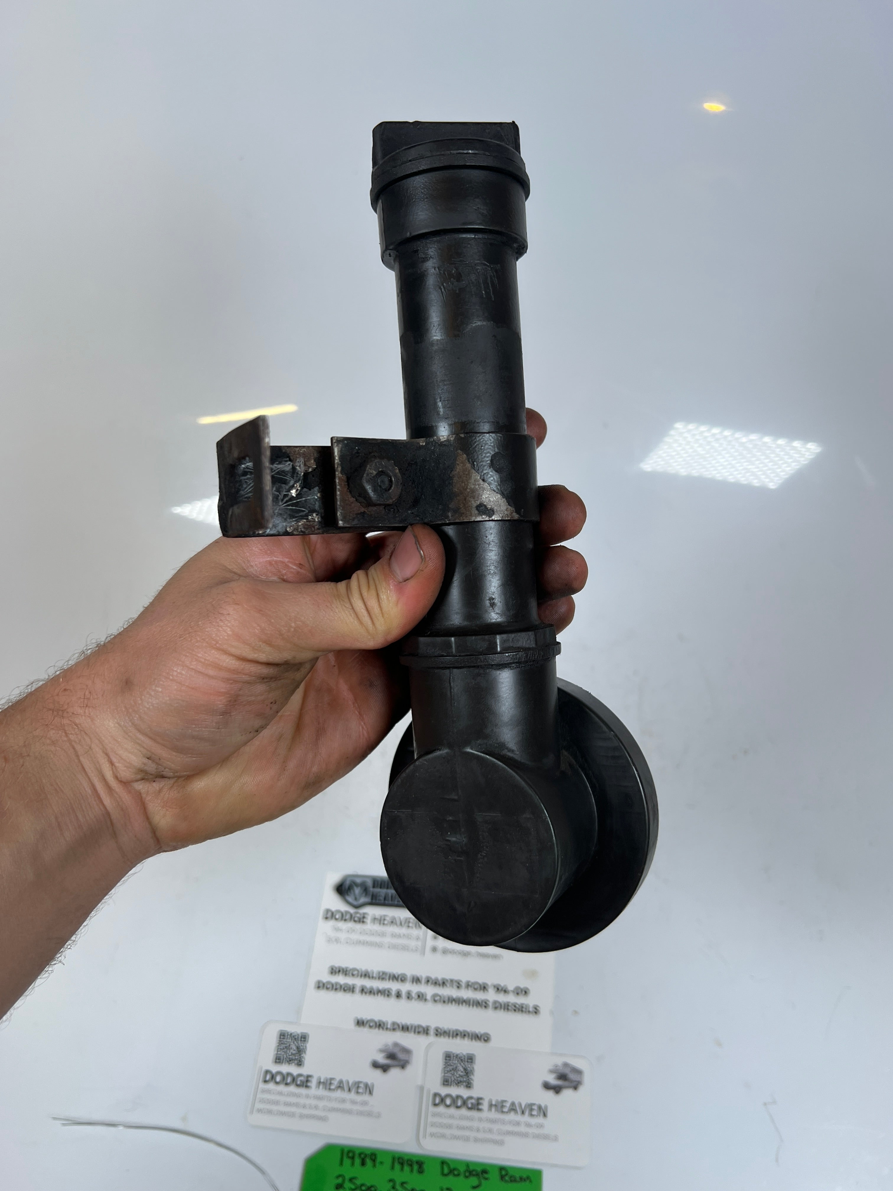 1989-1998 Dodge Ram 12 valve 5.9L Cummins Oil Fill Tube & Bracket