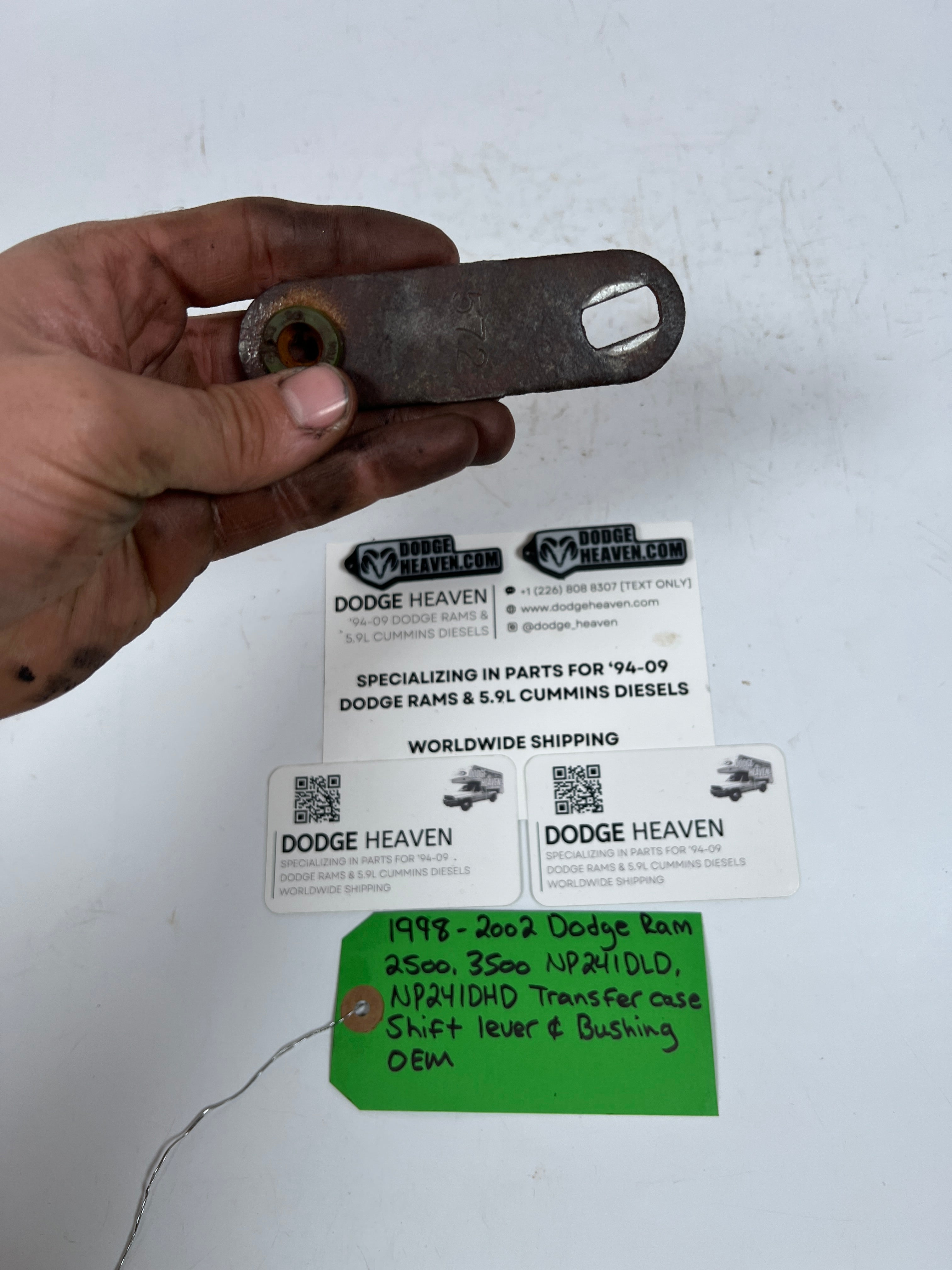 1998-2002 Dodge Ram 241DLD 241DHD Transfer Case Shift Lever & Bushing
