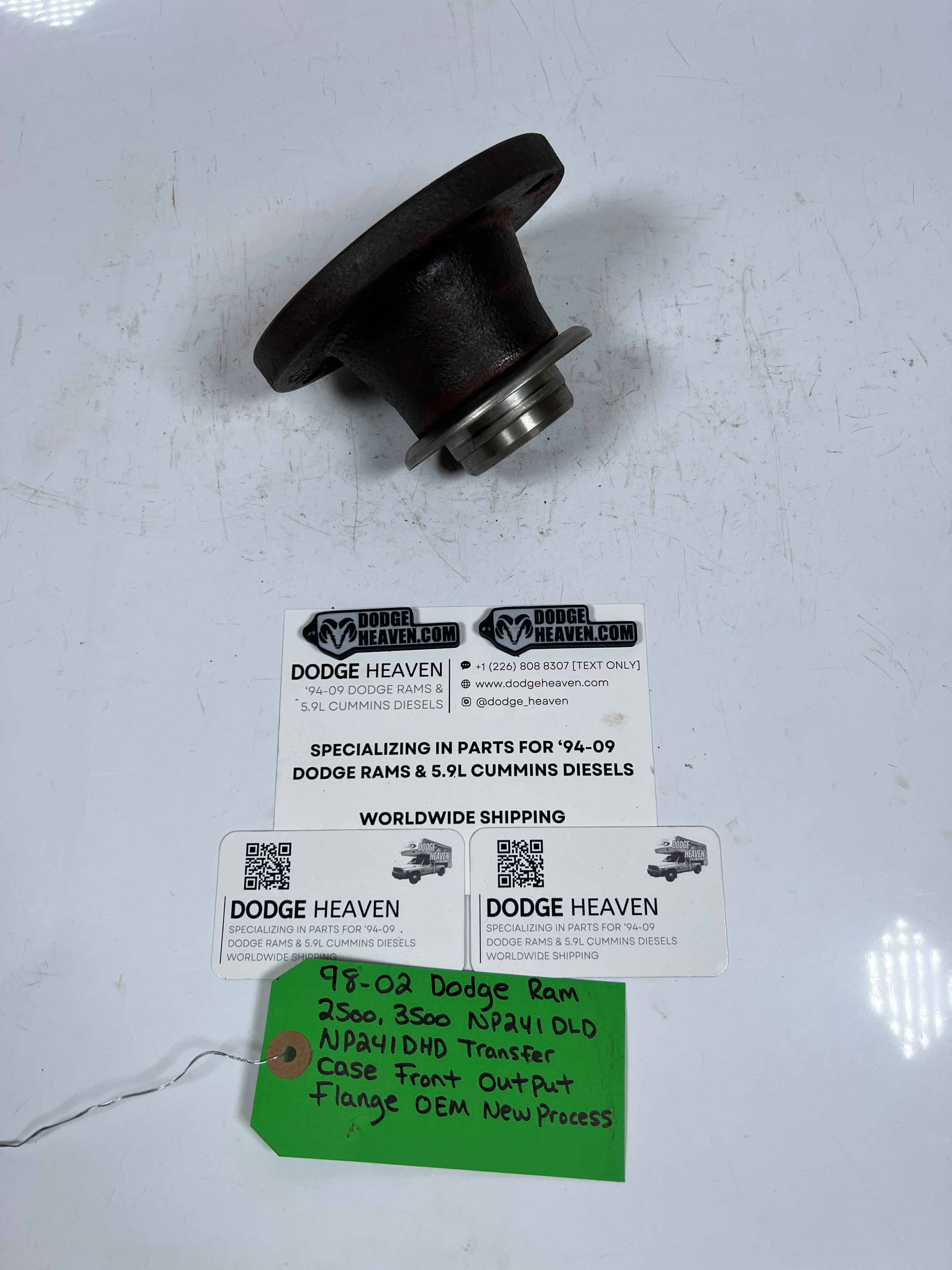 1998-2002 Dodge Ram NP241DLD NP241DHD Transfer Case Front Output Flange