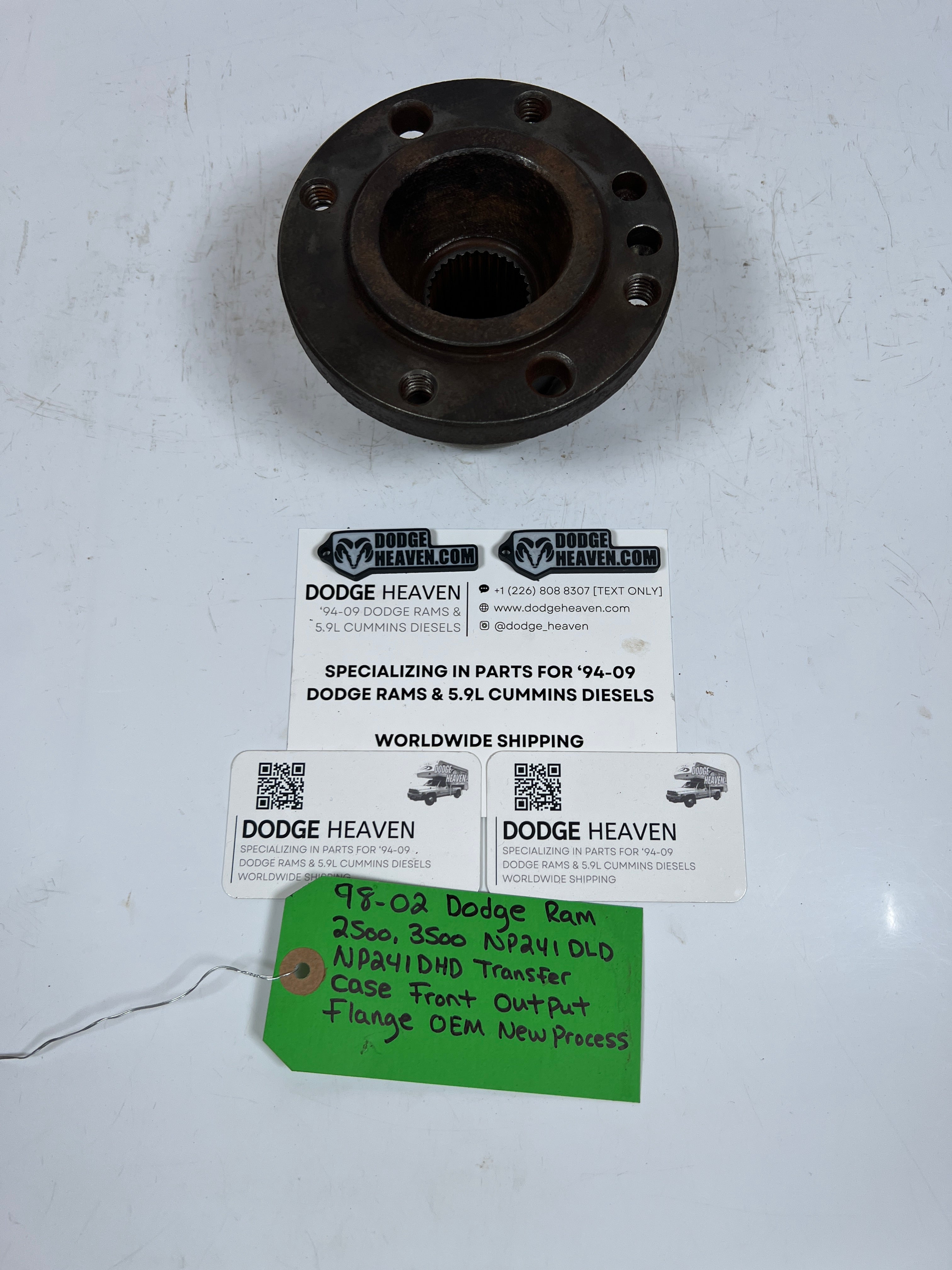 1998-2002 Dodge Ram NP241DLD NP241DHD Transfer Case Front Output Flange