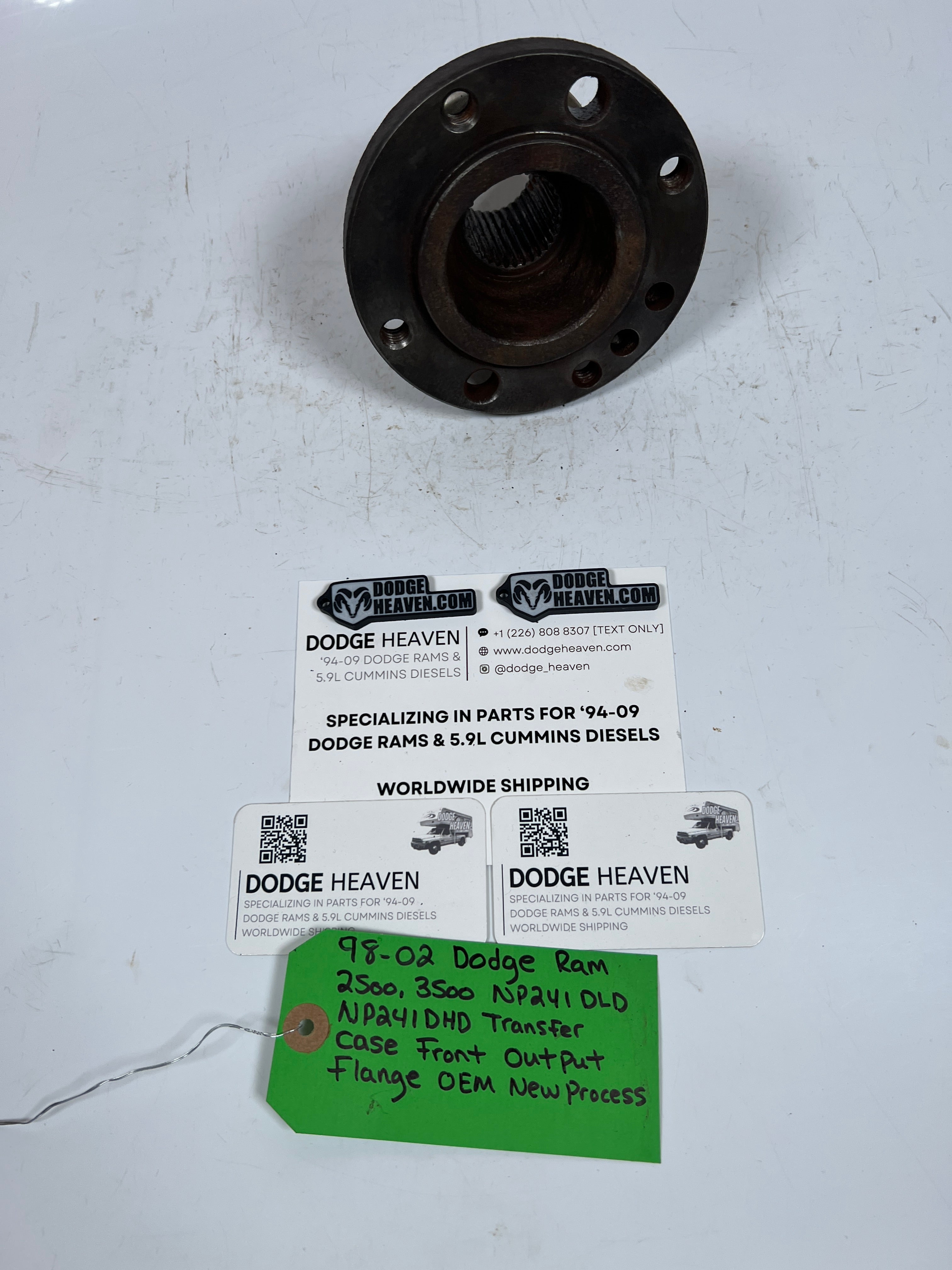 1998-2002 Dodge Ram NP241DLD NP241DHD Transfer Case Front Output Flange