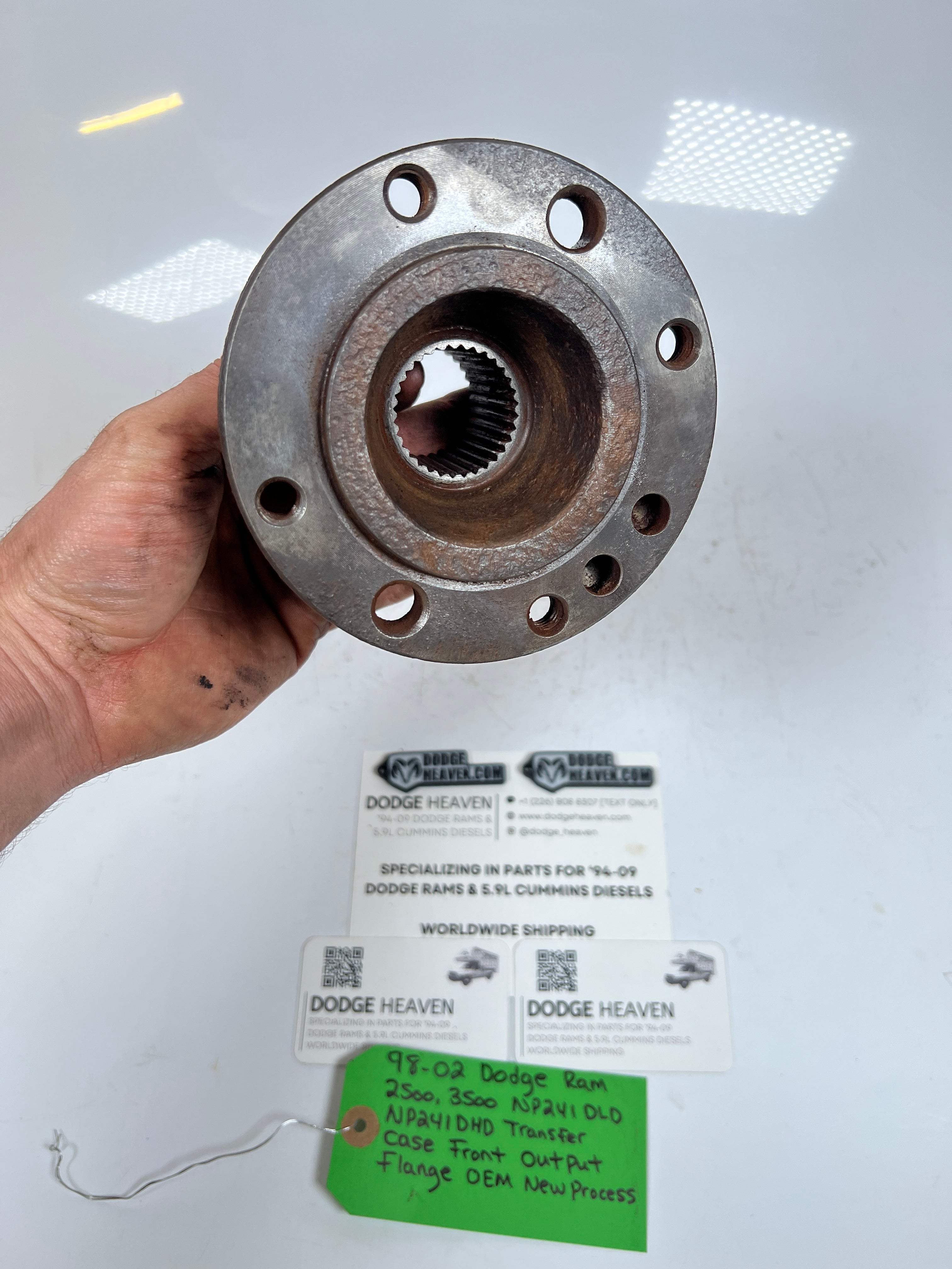 1998-2002 Dodge Ram NP241DLD NP241DHD Transfer Case Front Output Flange