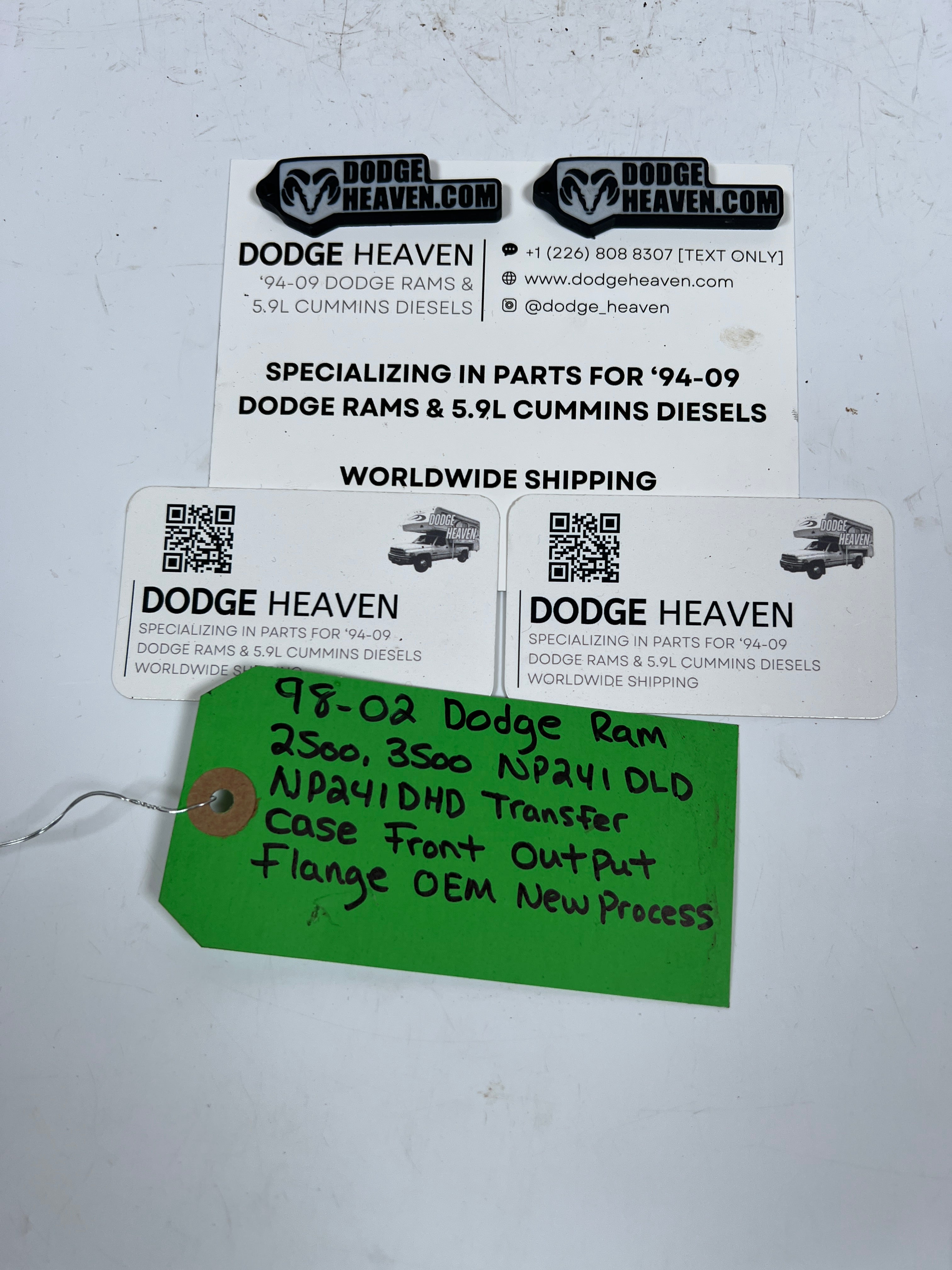 1998-2002 Dodge Ram NP241DLD NP241DHD Transfer Case Front Output Flange