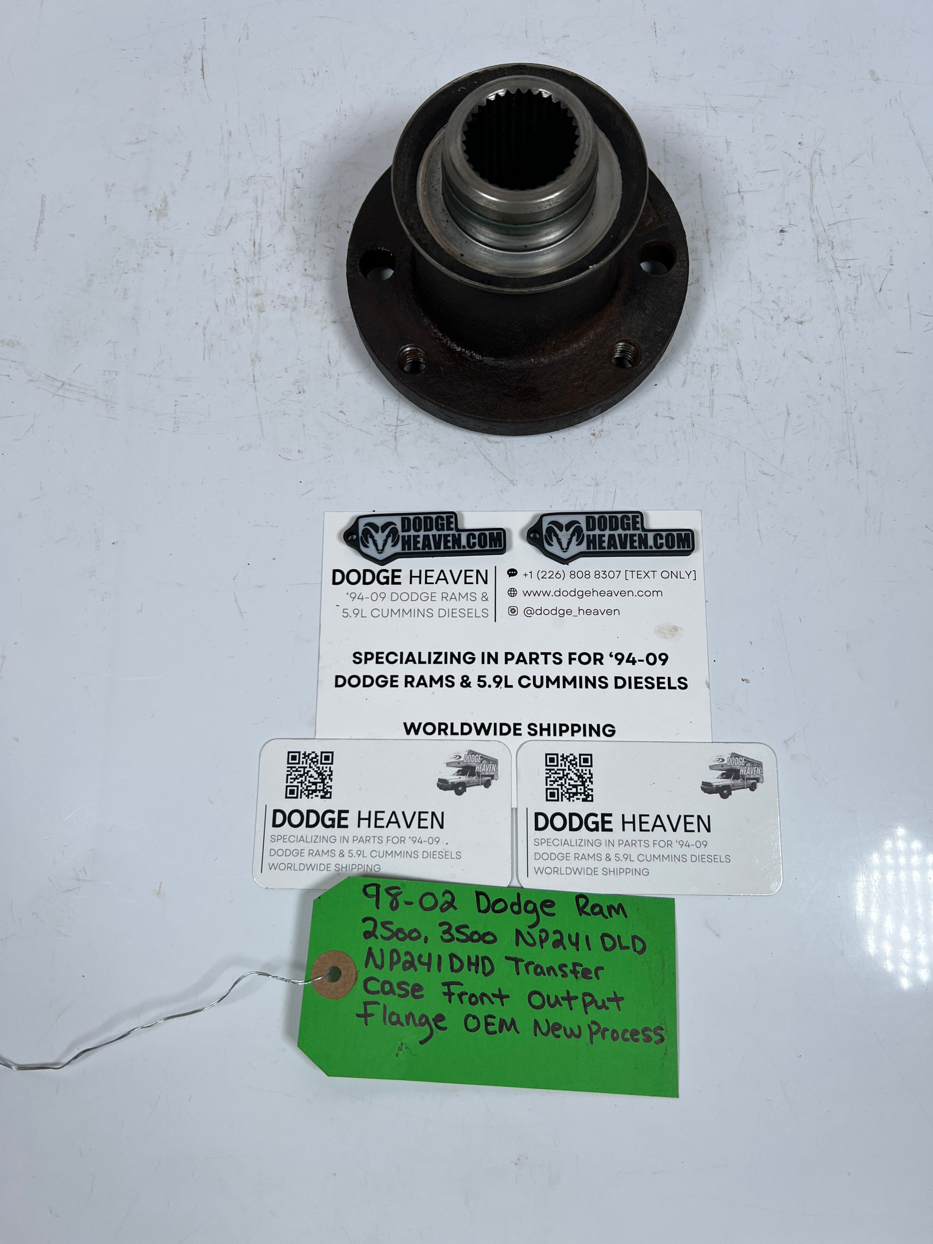 1998-2002 Dodge Ram NP241DLD NP241DHD Transfer Case Front Output Flange