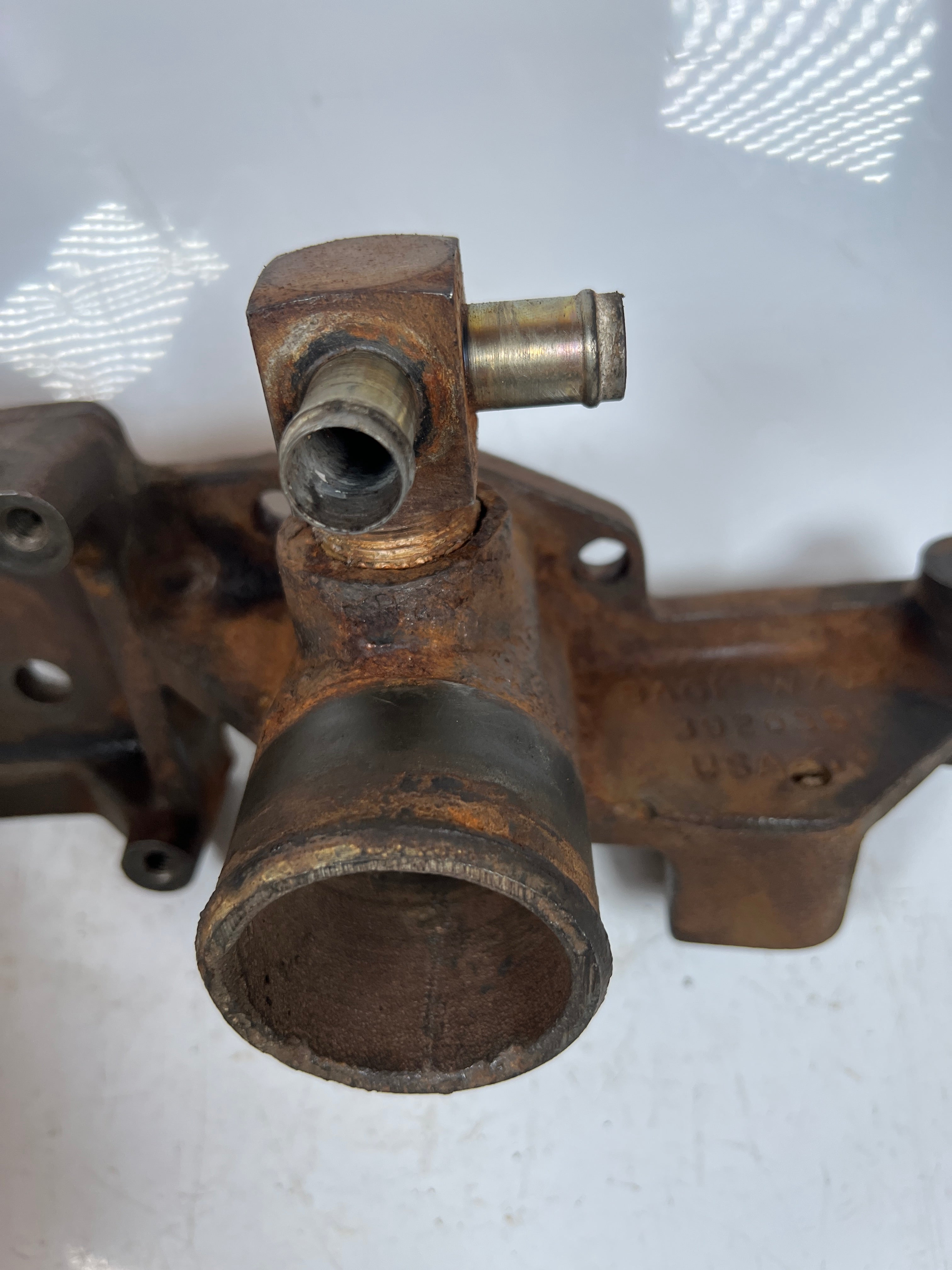 1991-2002 Dodge Ram 12V & 24V 5.9L Cummins A/C AC Bracket Lower Water Neck