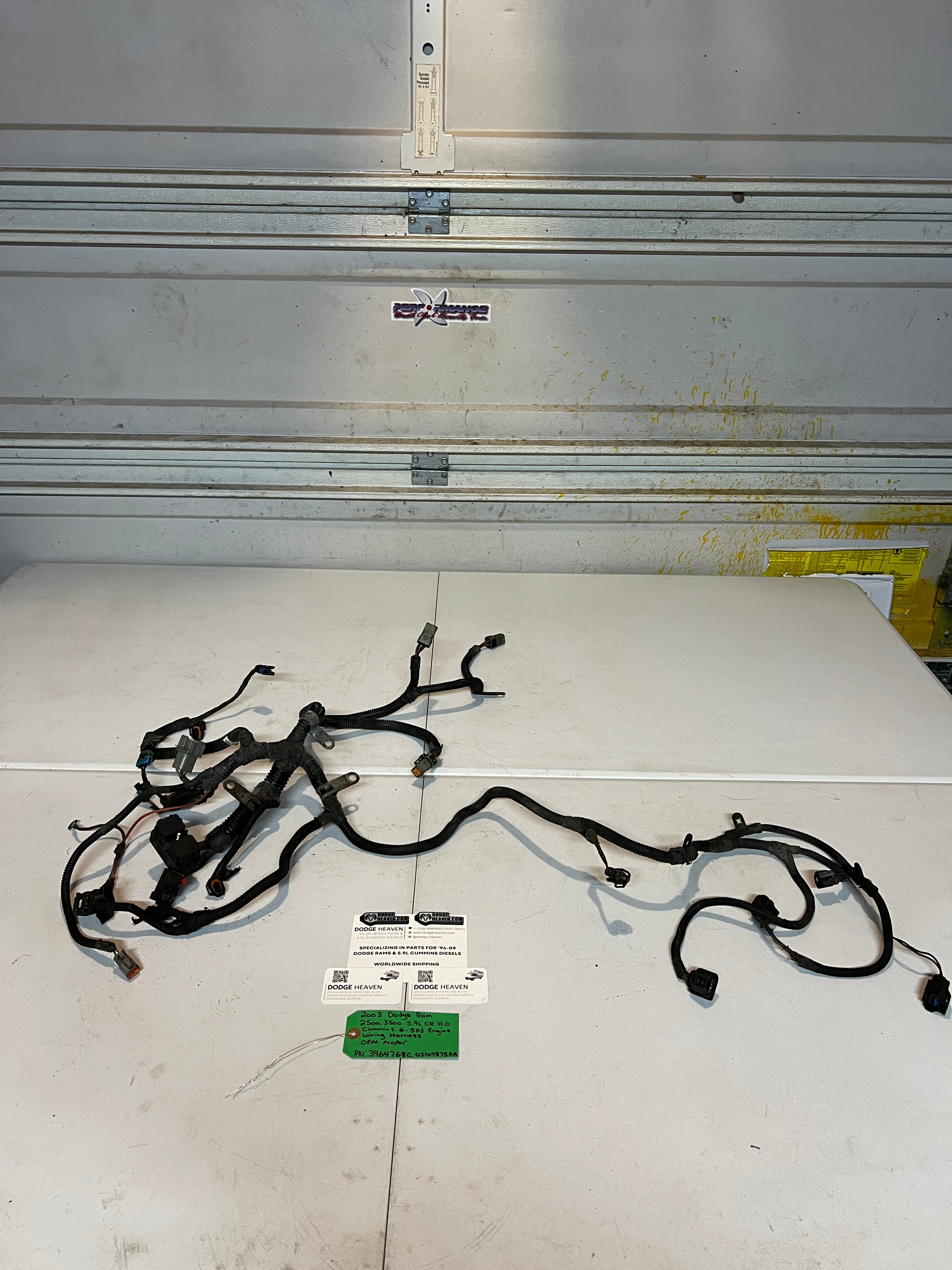 2003-2003 Dodge Ram 2500 3500 5.9L Cummins 6-SPD Engine Wiring Harness