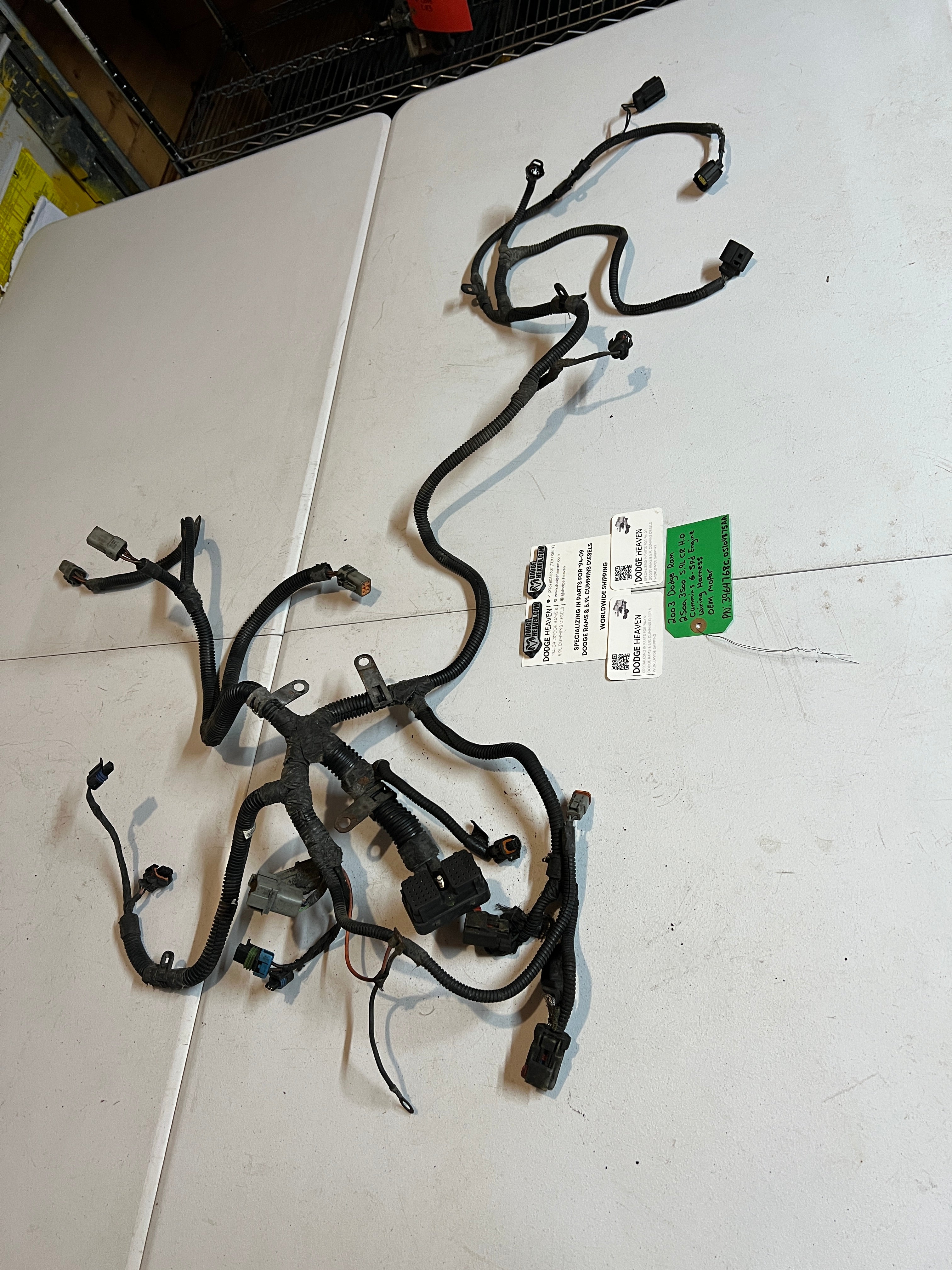 2003-2003 Dodge Ram 2500 3500 5.9L Cummins 6-SPD Engine Wiring Harness