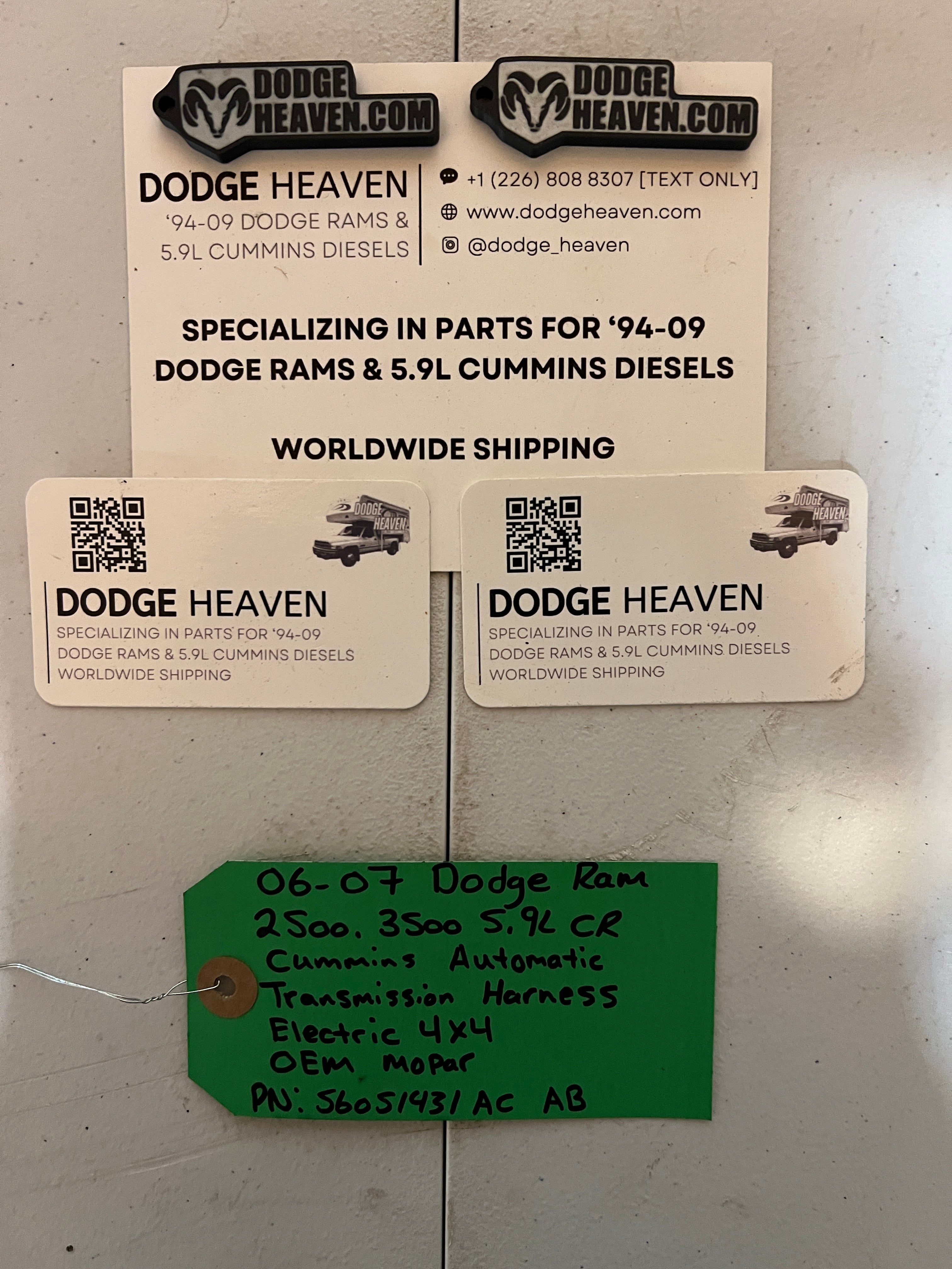 2006-2007 Dodge Ram 5.9L Cummins Auto Transmission Wiring Harness