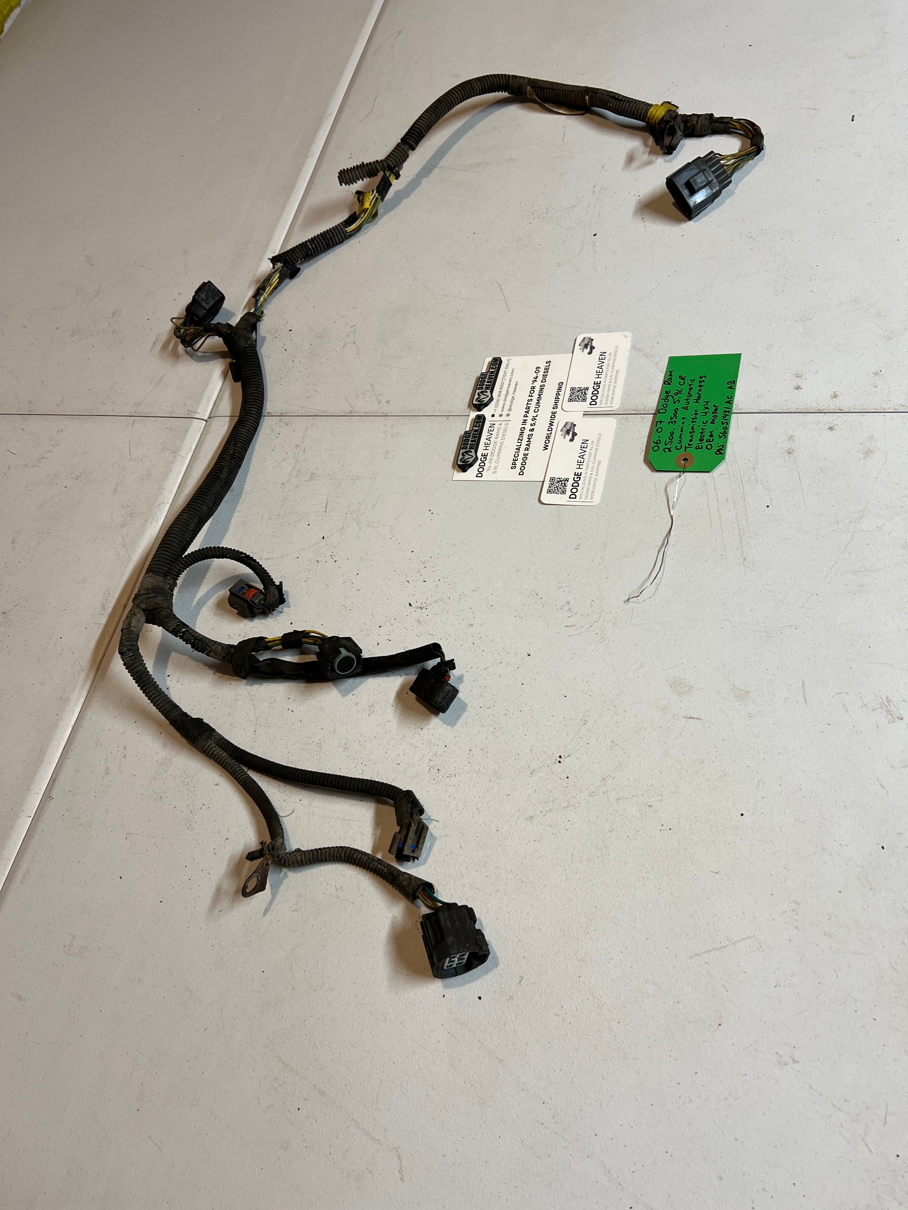 2006-2007 Dodge Ram 5.9L Cummins Auto Transmission Wiring Harness