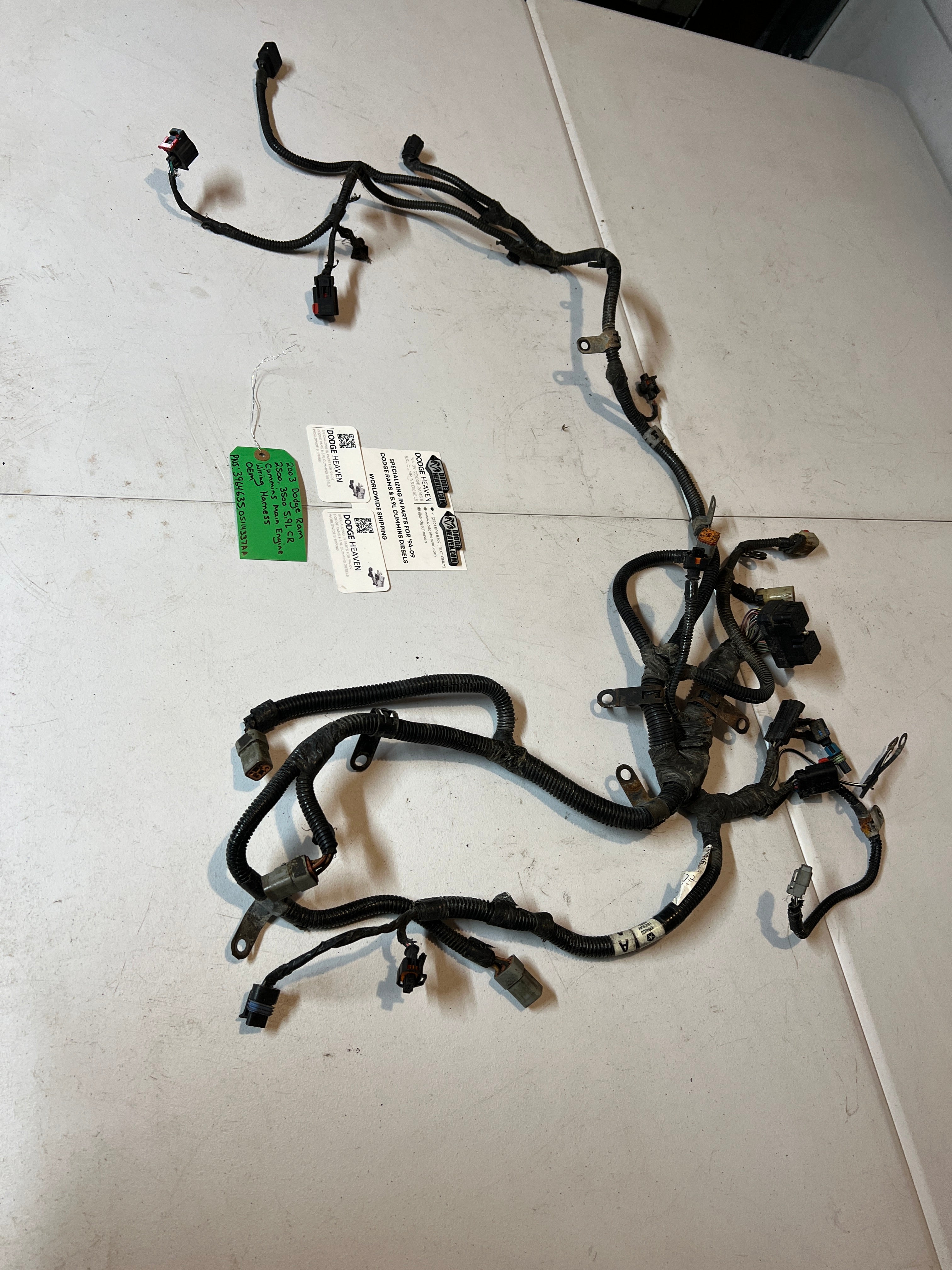 2003-2003 Dodge Ram 2500 3500 5.9L Cummins Engine Wiring Harness