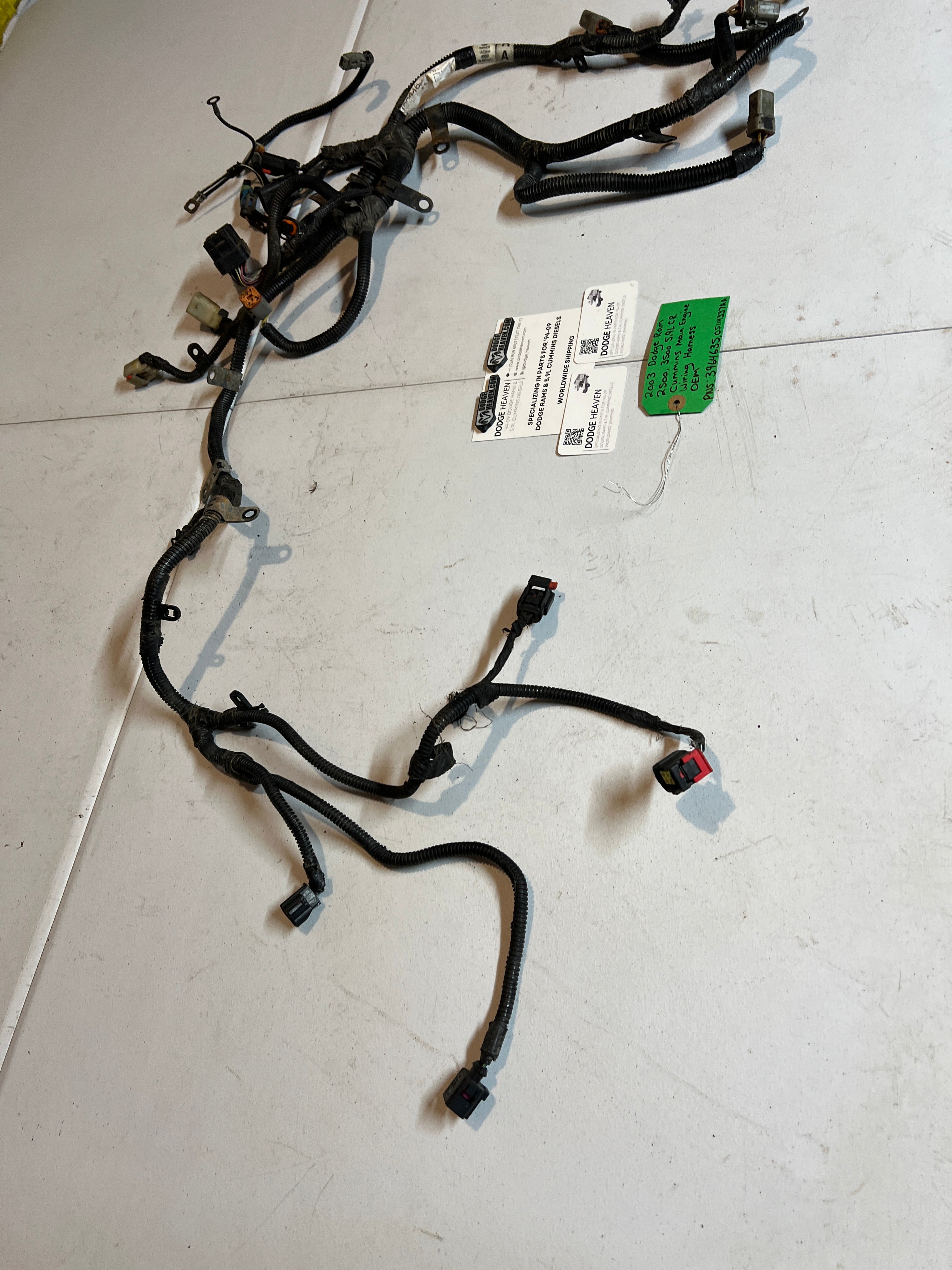 2003-2003 Dodge Ram 2500 3500 5.9L Cummins Engine Wiring Harness