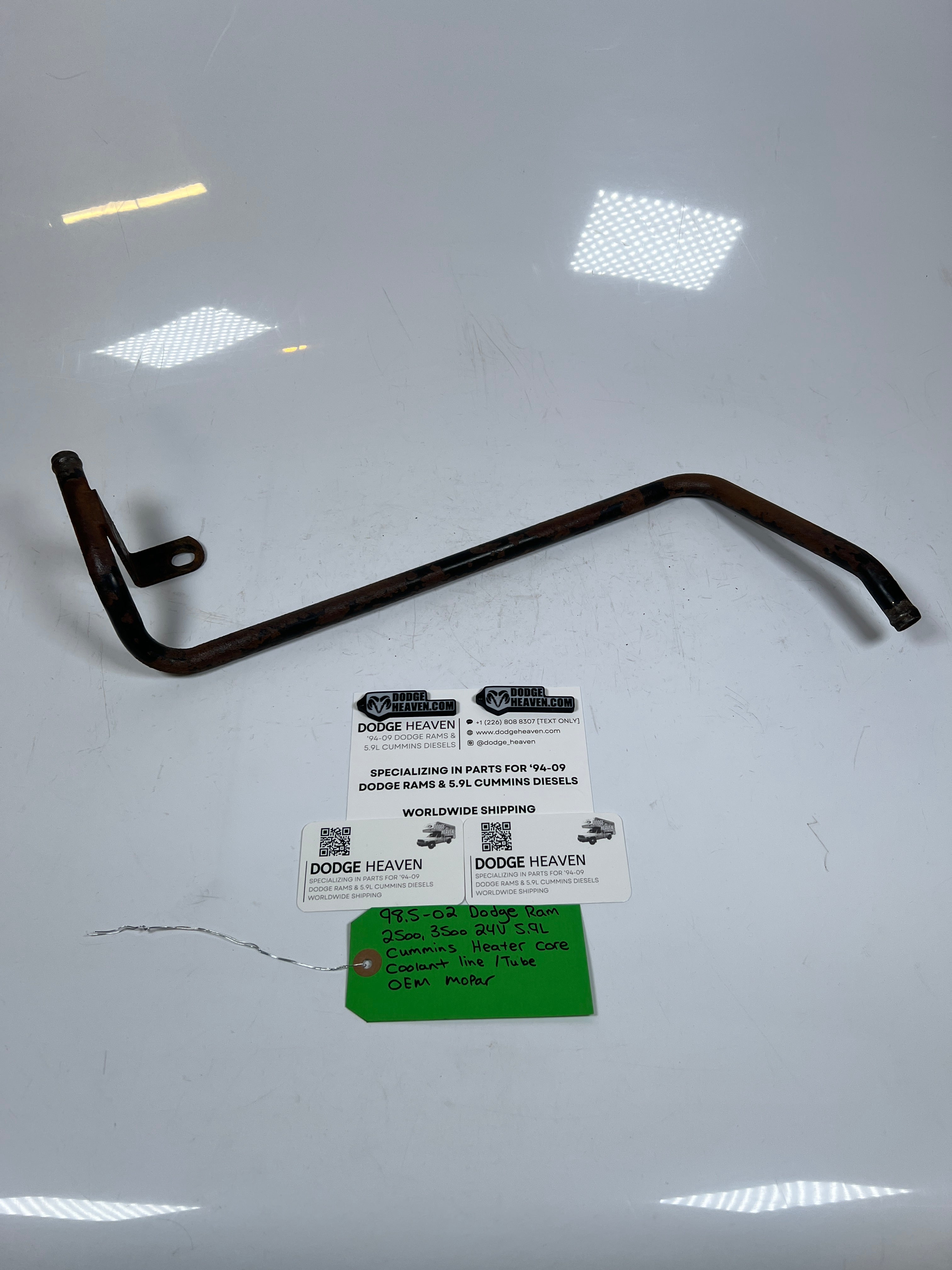 1998.5-2002 Dodge Ram 24 Valve 5.9L Cummins Heater Core Coolant Line