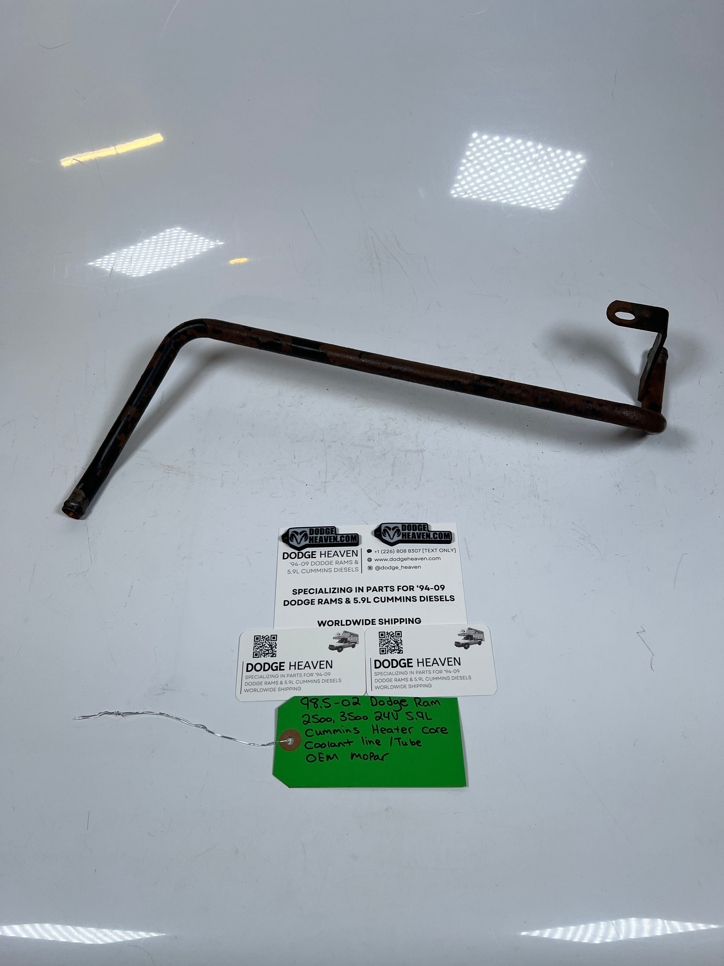 1998.5-2002 Dodge Ram 24 Valve 5.9L Cummins Heater Core Coolant Line