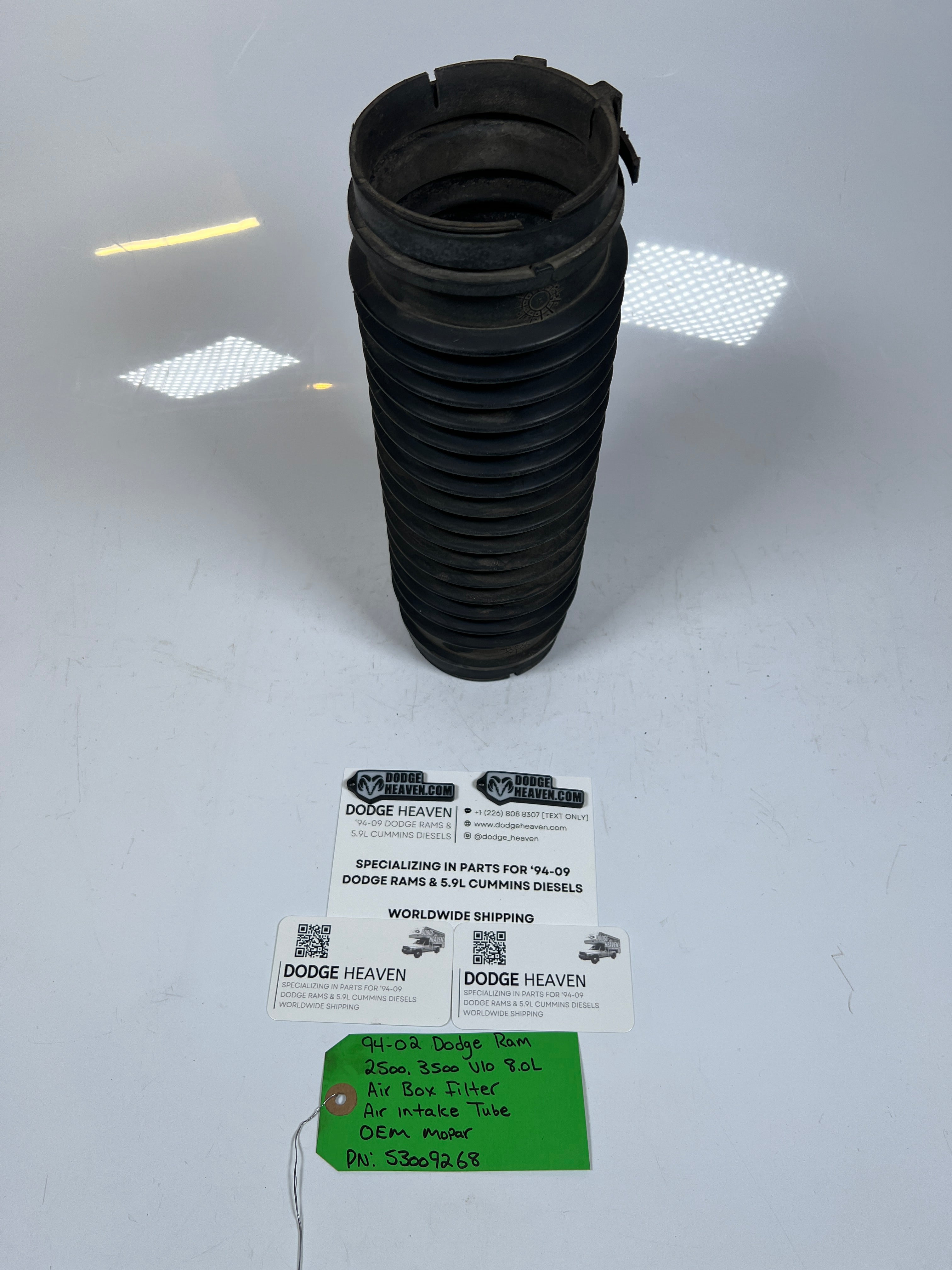 1994-2002 Dodge Ram V10 8.0l Air Box Filter Air Intake Tube