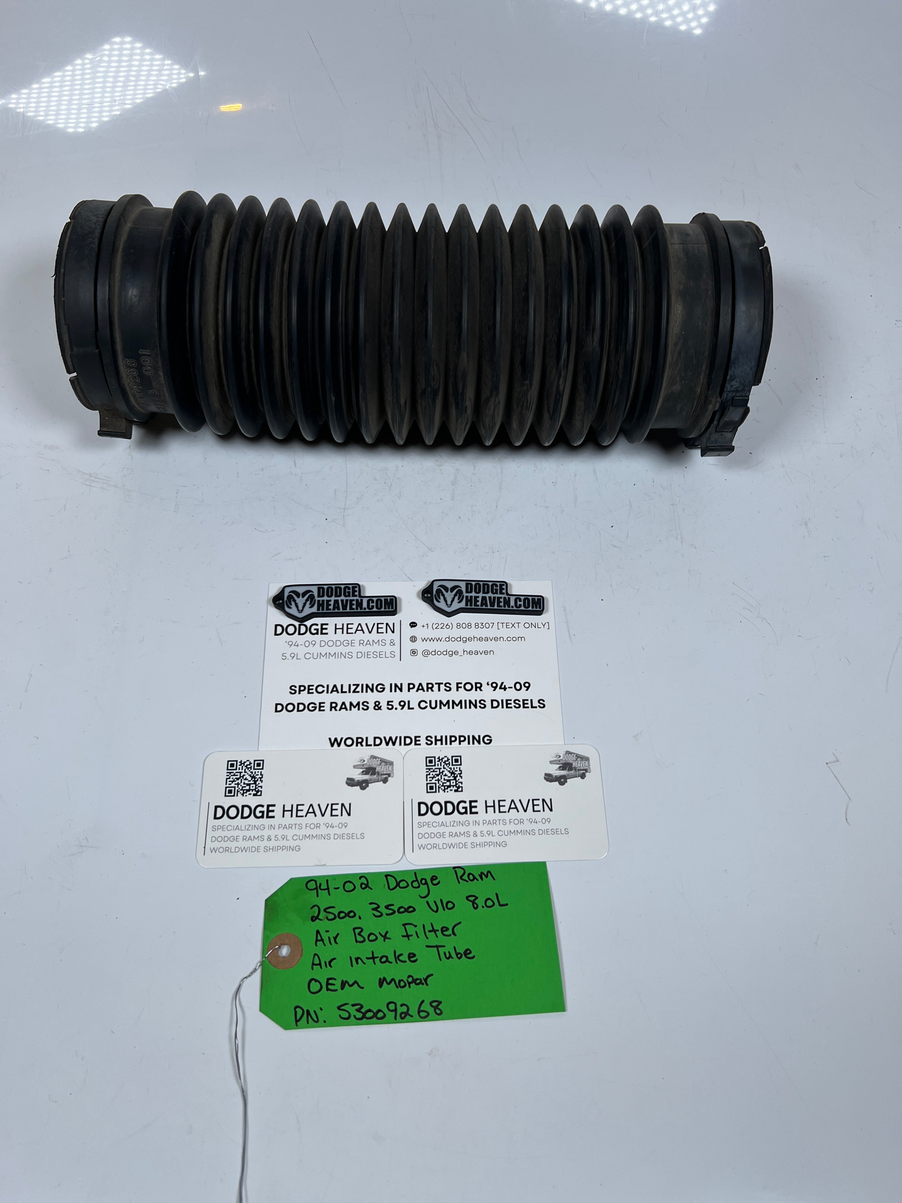 1994-2002 Dodge Ram V10 8.0l Air Box Filter Air Intake Tube