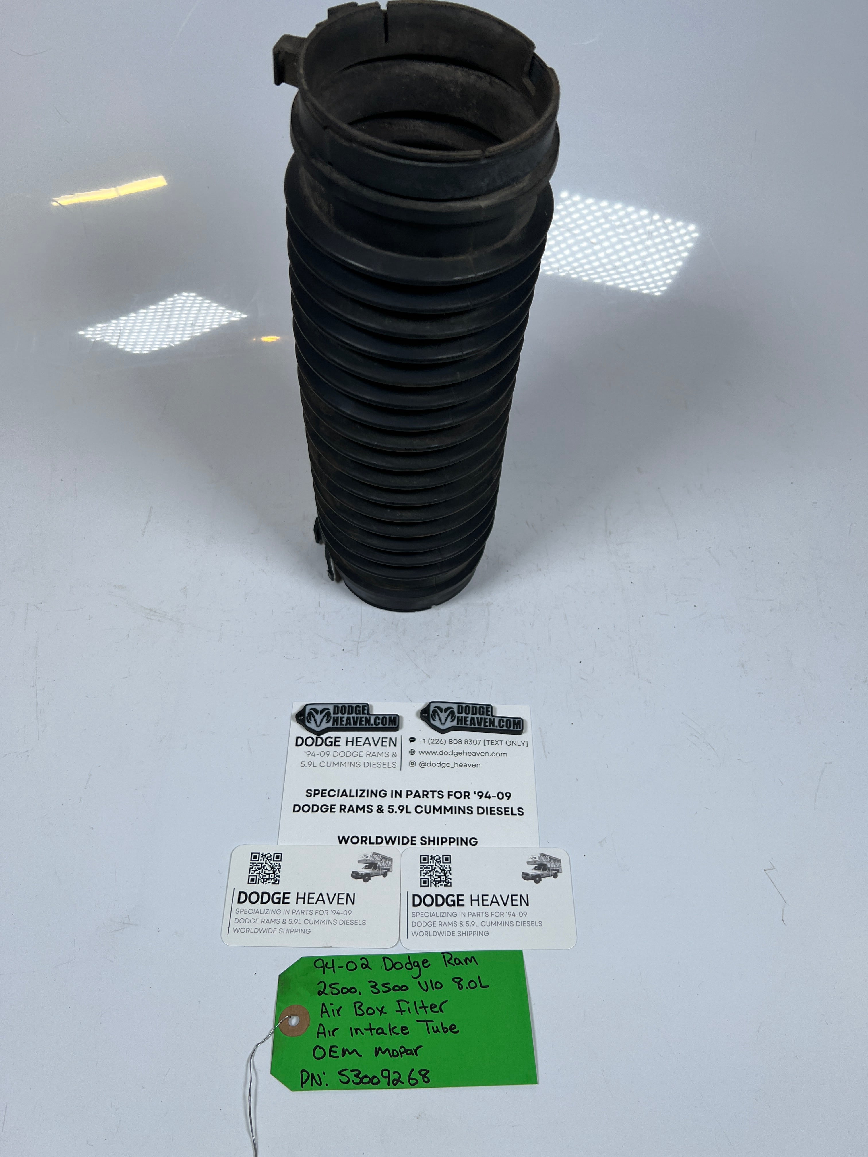 1994-2002 Dodge Ram V10 8.0l Air Box Filter Air Intake Tube