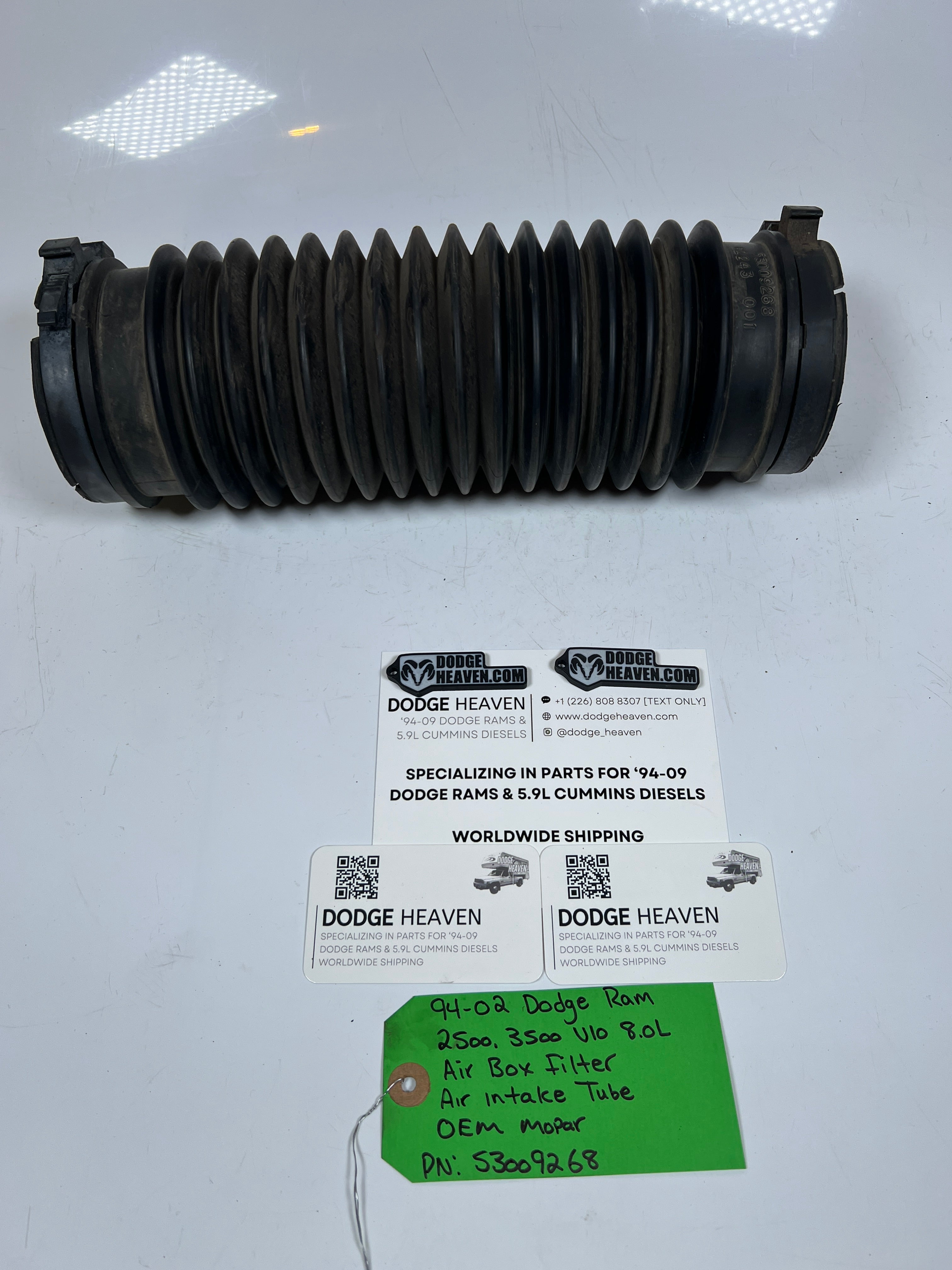 1994-2002 Dodge Ram V10 8.0l Air Box Filter Air Intake Tube