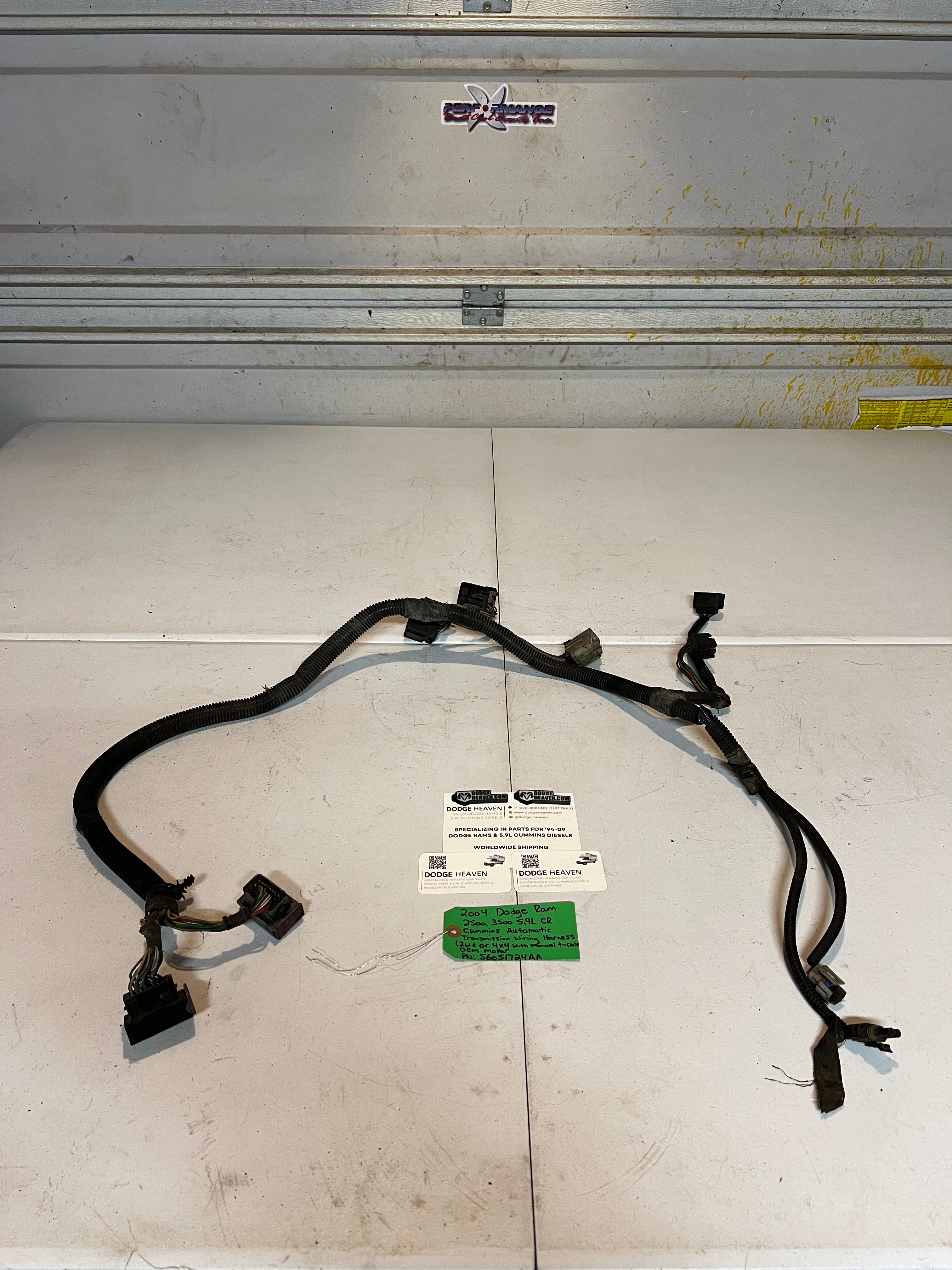 2004-2004 Dodge Ram 2500 3500 5.9L Cummins Auto Transmission Wiring Harness