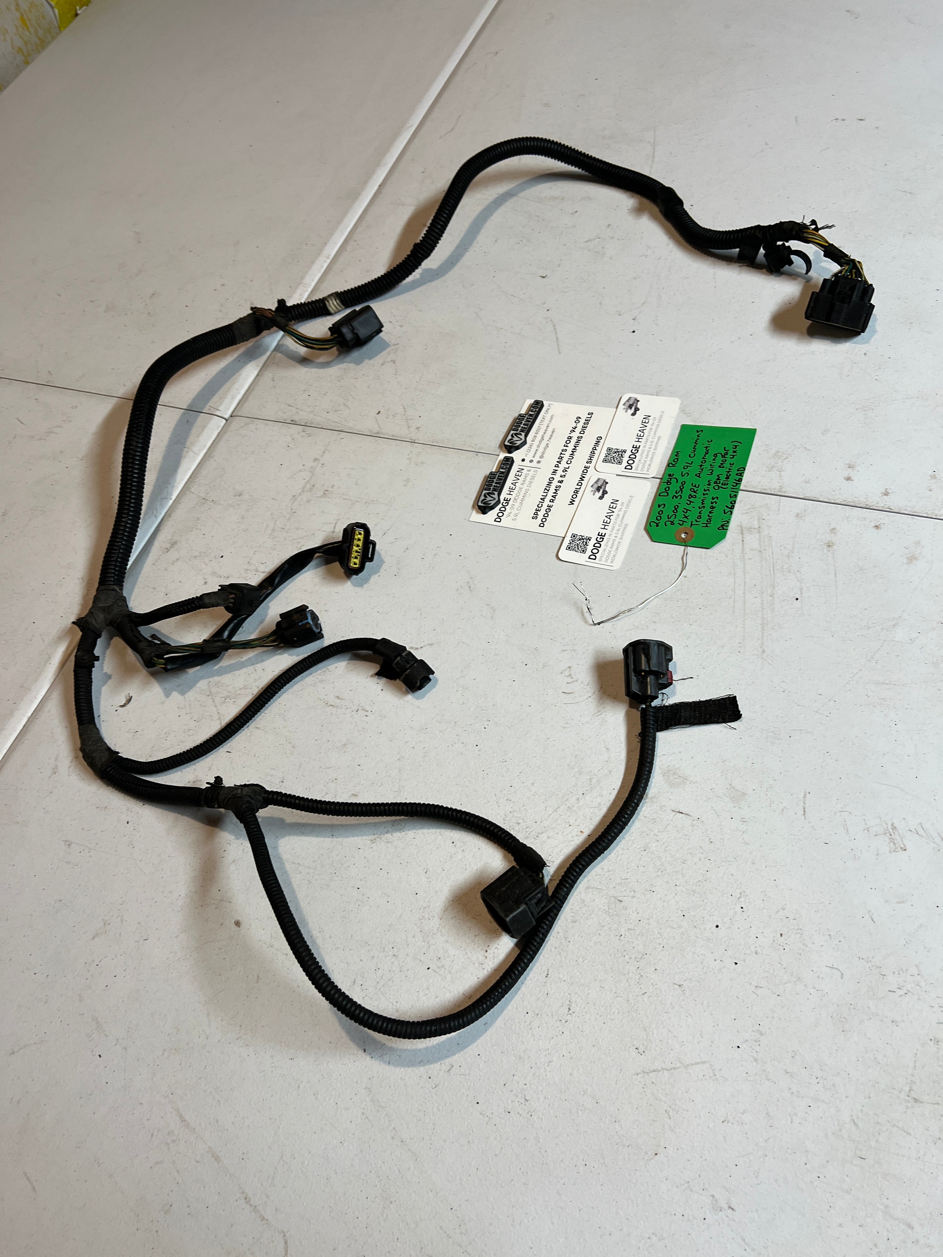 2005-2005 Dodge Ram 5.9L Cummins Automatic Transmission Wiring Harness
