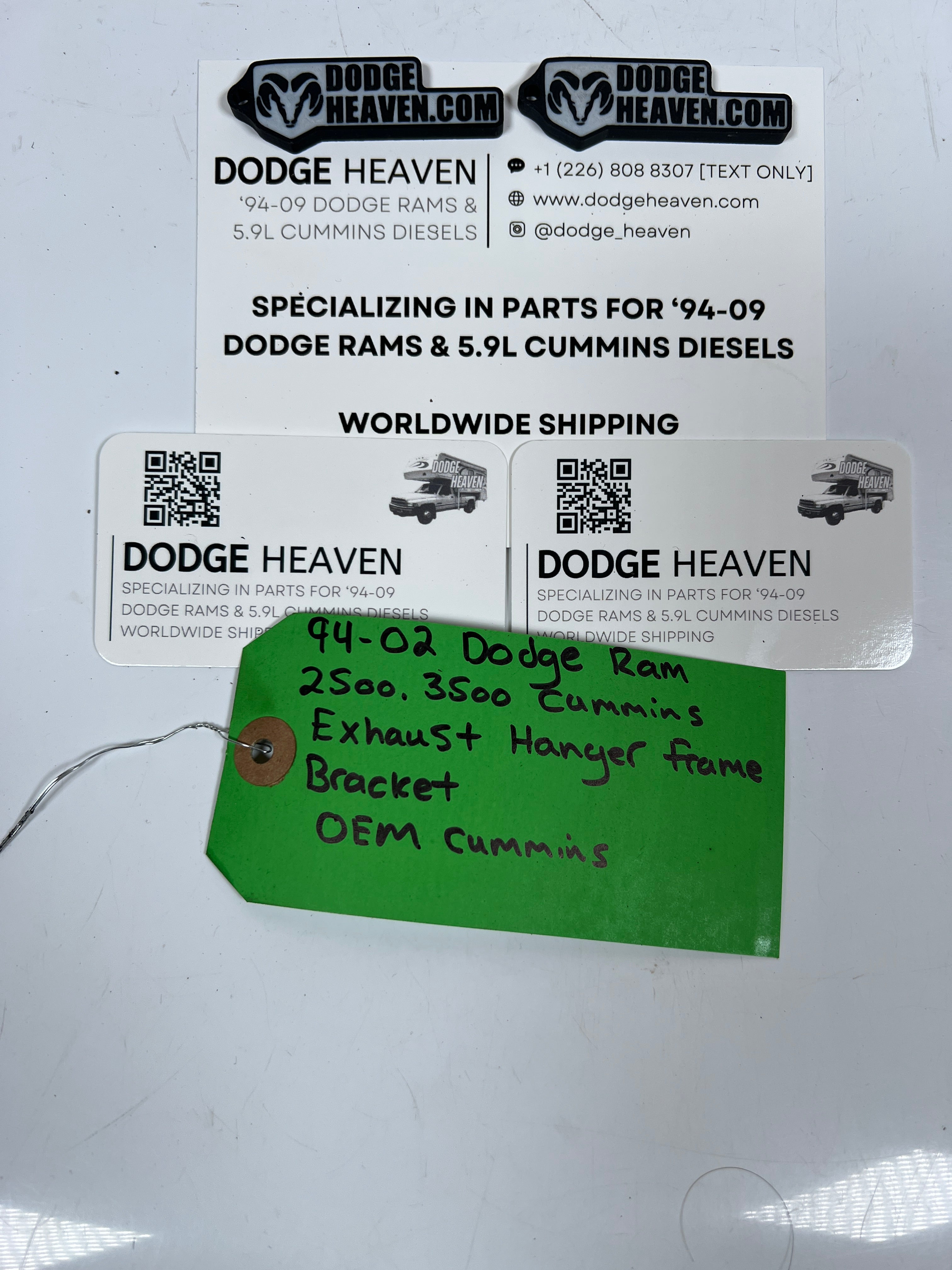 1994-2002 Dodge Ram 2500 3500 5.9L Cummins Exhaust Hanger Frame Bracket