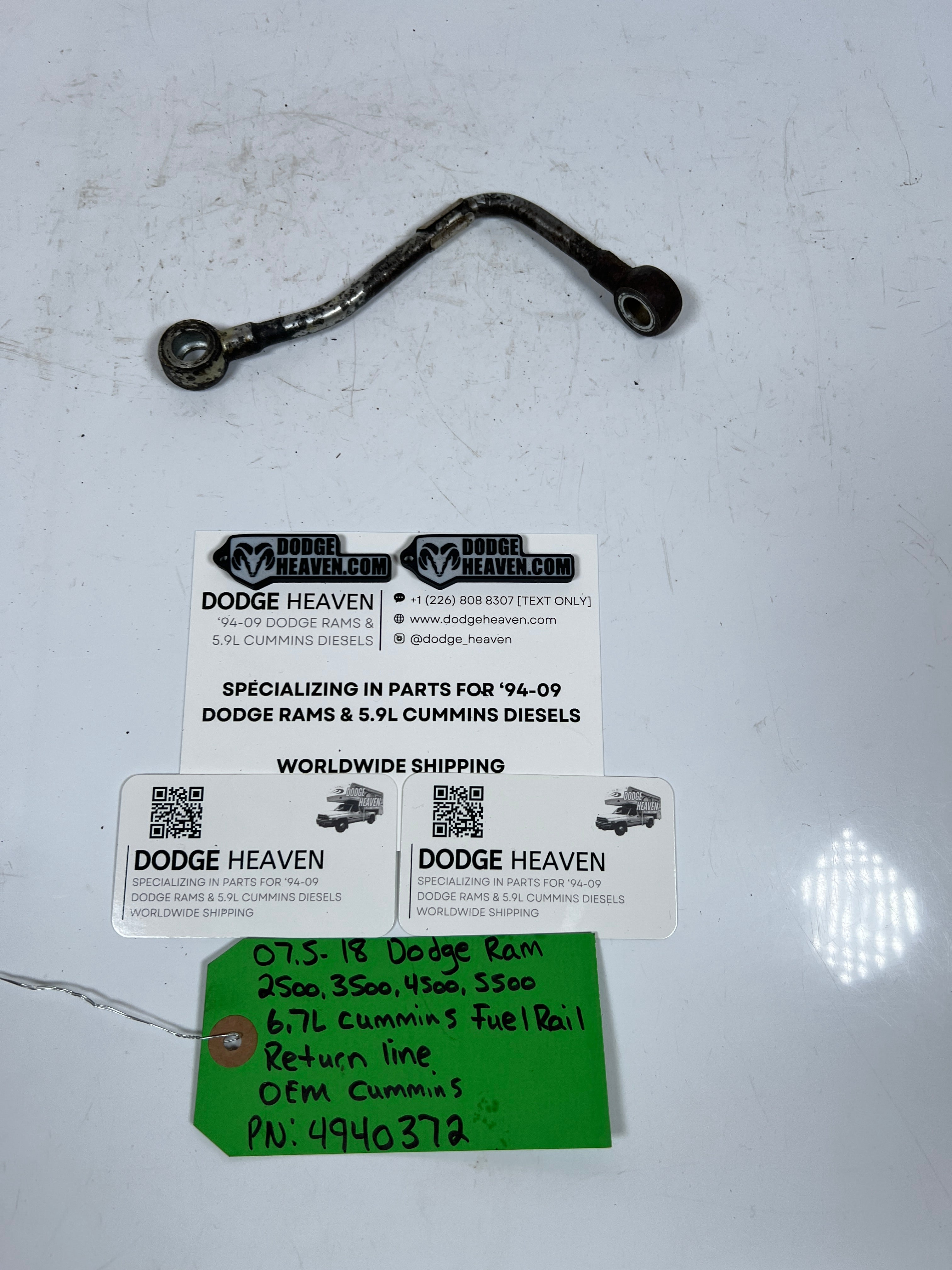 2007.5-2018 Dodge Ram 6.7L Cummins Fuel Rail Return Line OEM Cummins