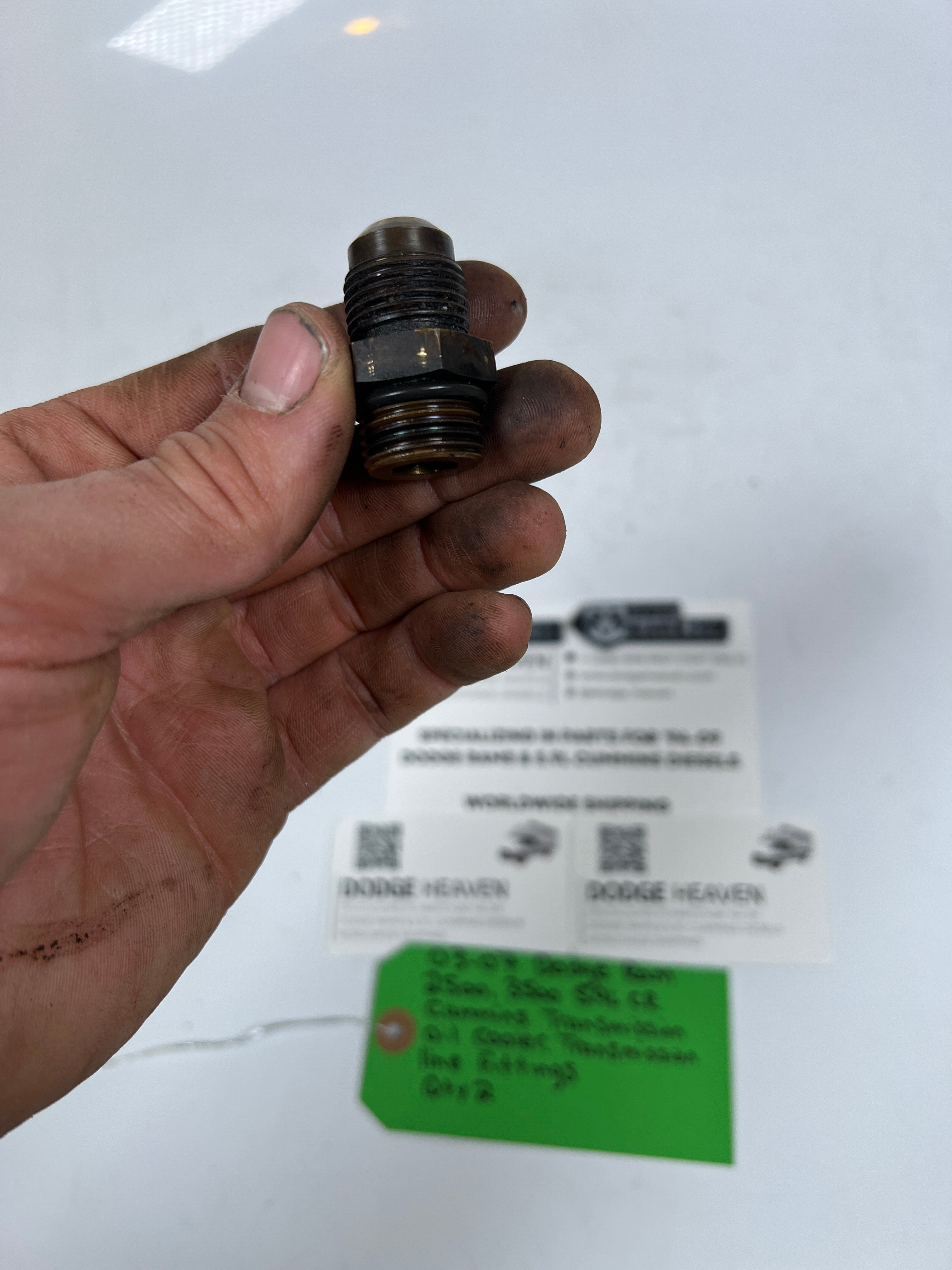 2003-2007 Dodge Ram 5.9L Cummins Transmission Oil Cooler Line Fittings QTY 2