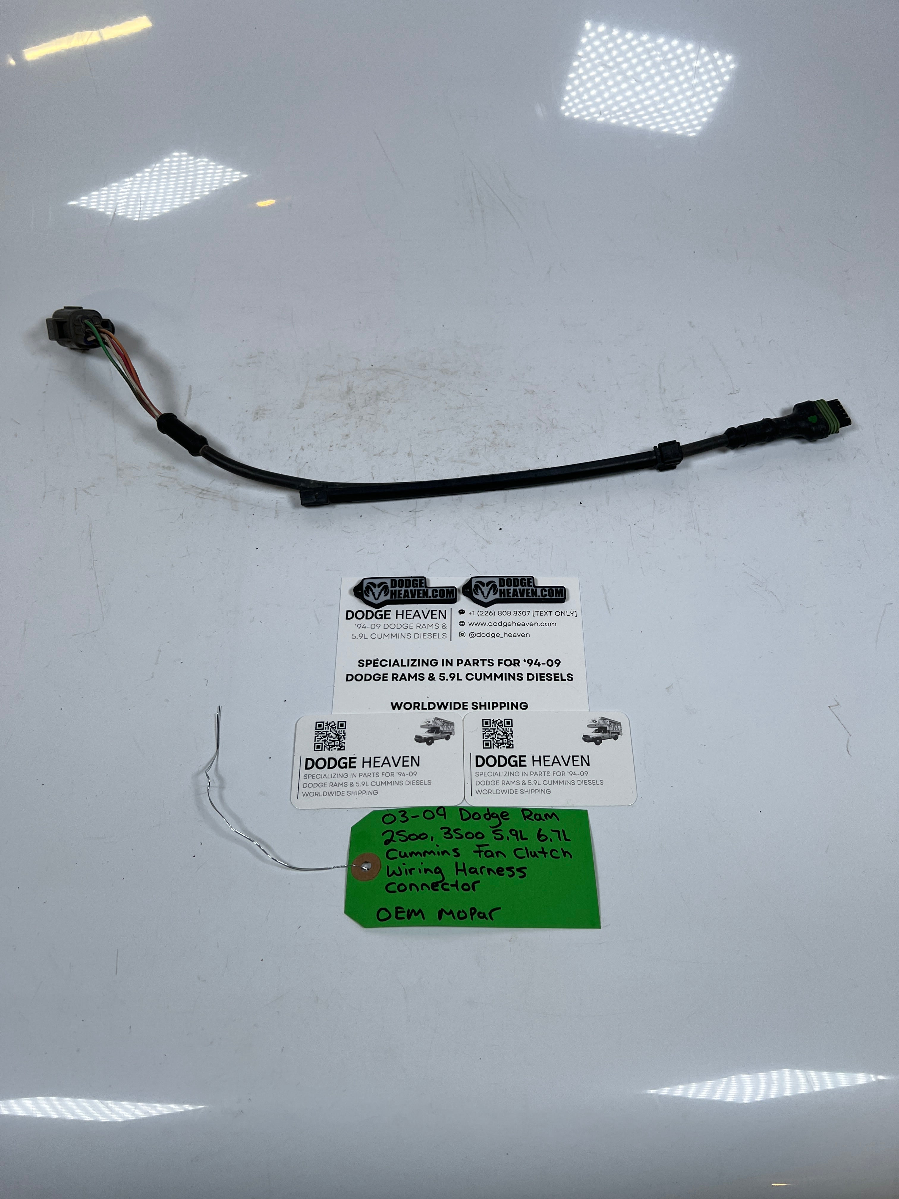 2003-2009 Dodge Ram 5.9L 6.7L Cummins Fan Clutch Wiring Harness Connector