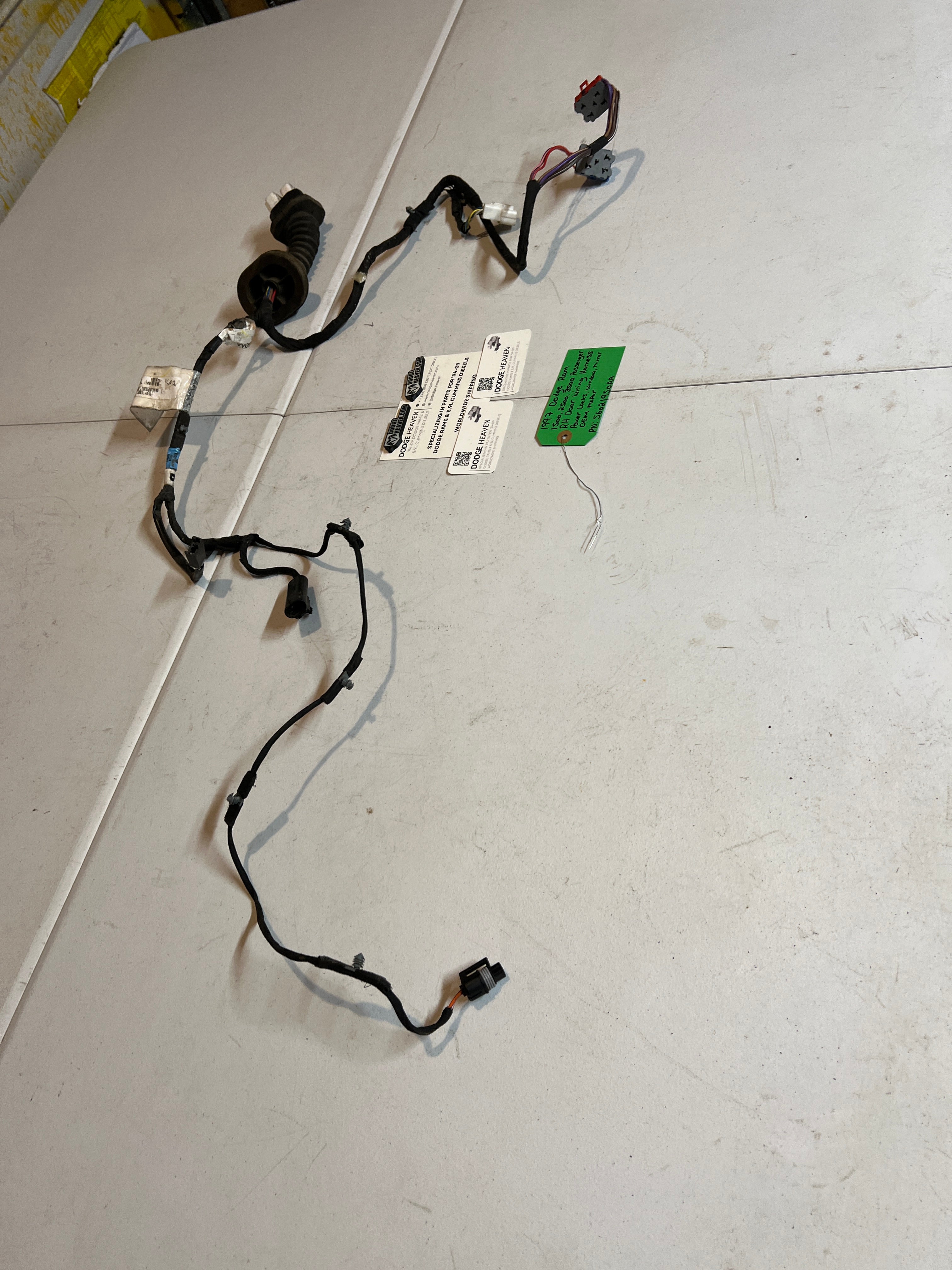 1997-1997 Dodge Ram 1500-3500 Passenger Power Door Wiring Harness