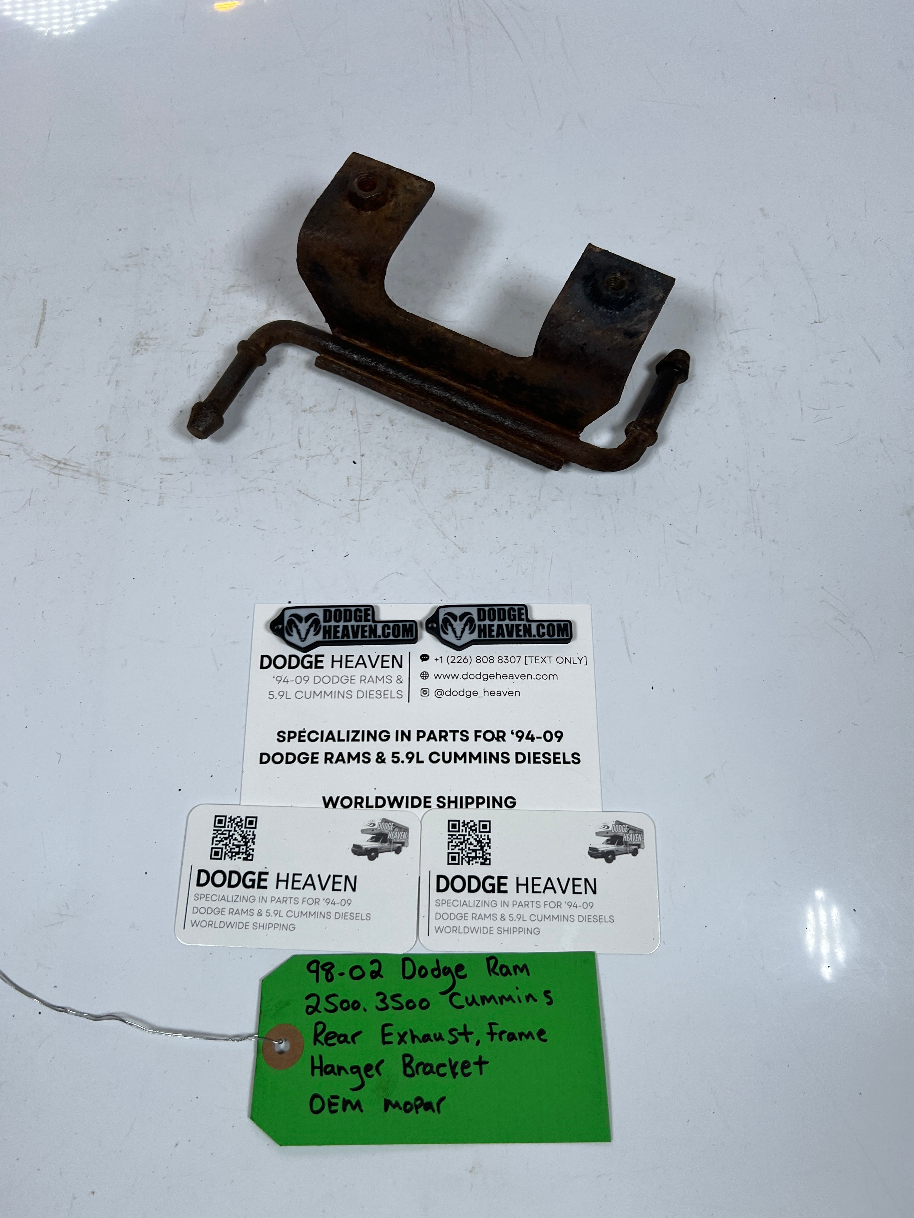1998-2002 Dodge Ram 2500 3500 5.9L Cummins Rear Exhaust Frame Hanger