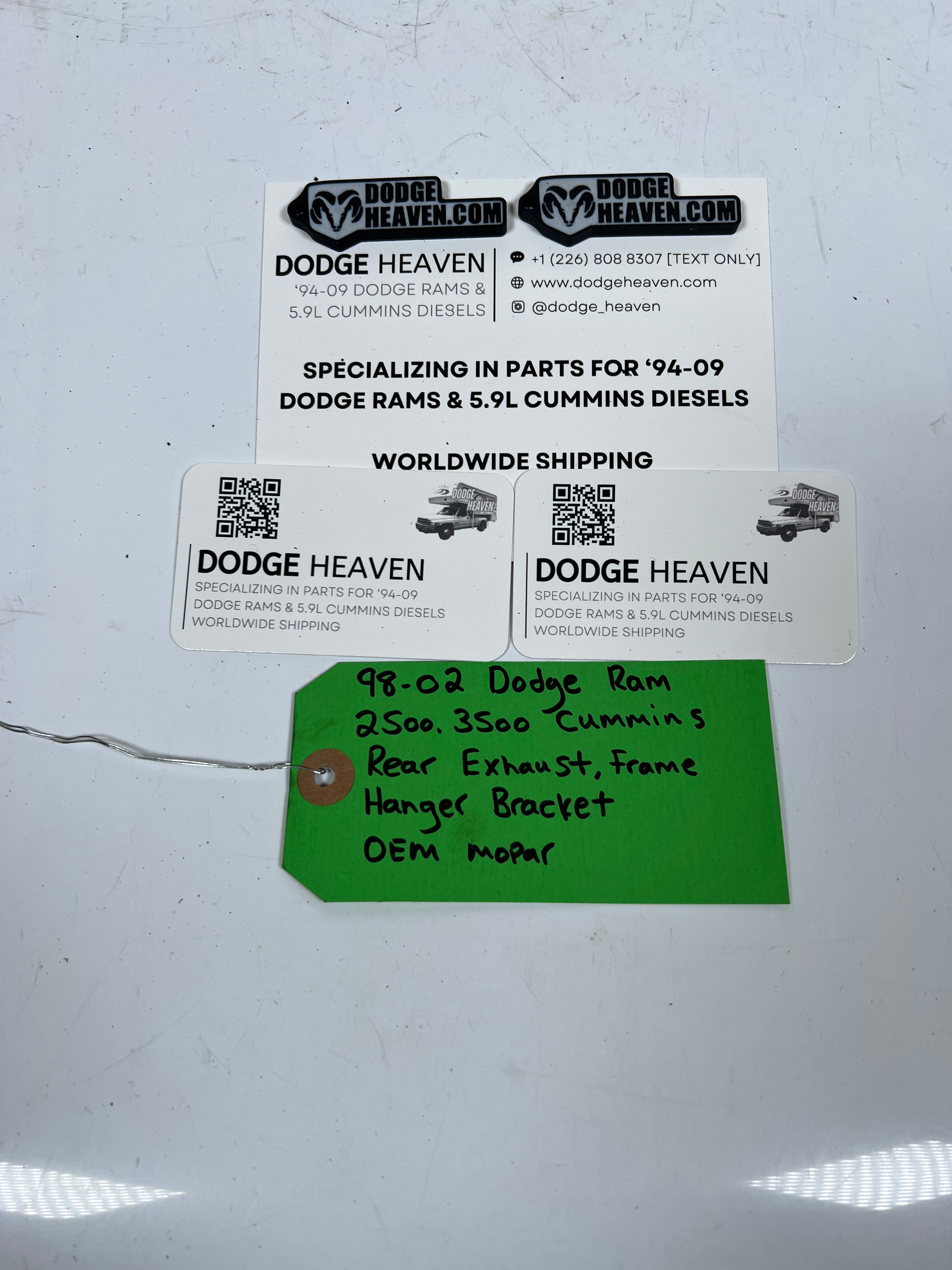 1998-2002 Dodge Ram 2500 3500 5.9L Cummins Rear Exhaust Frame Hanger