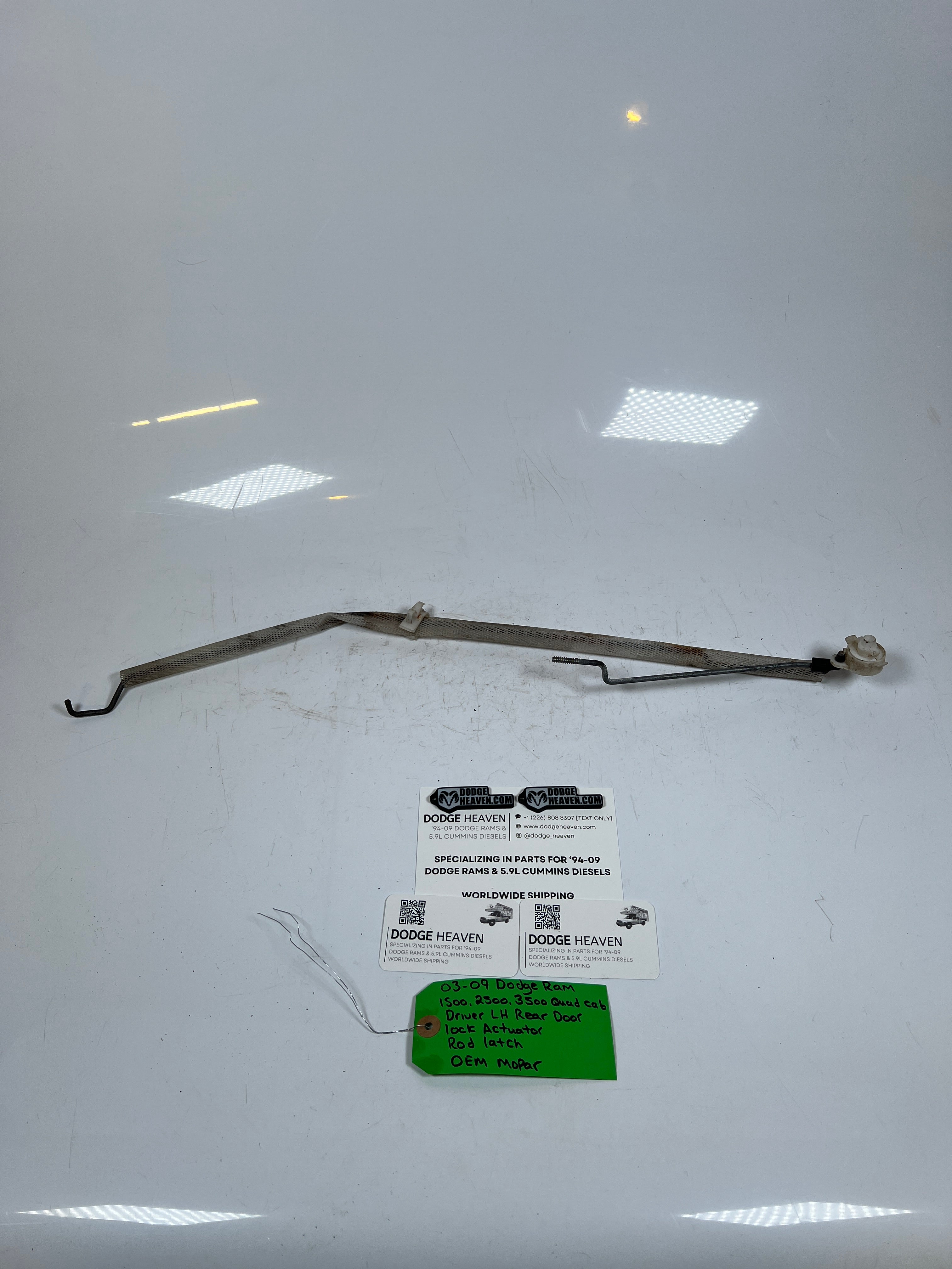 2003-2009 Dodge Ram Quad Cab Driver LH Rear Door Lock Actuator Rod Latch