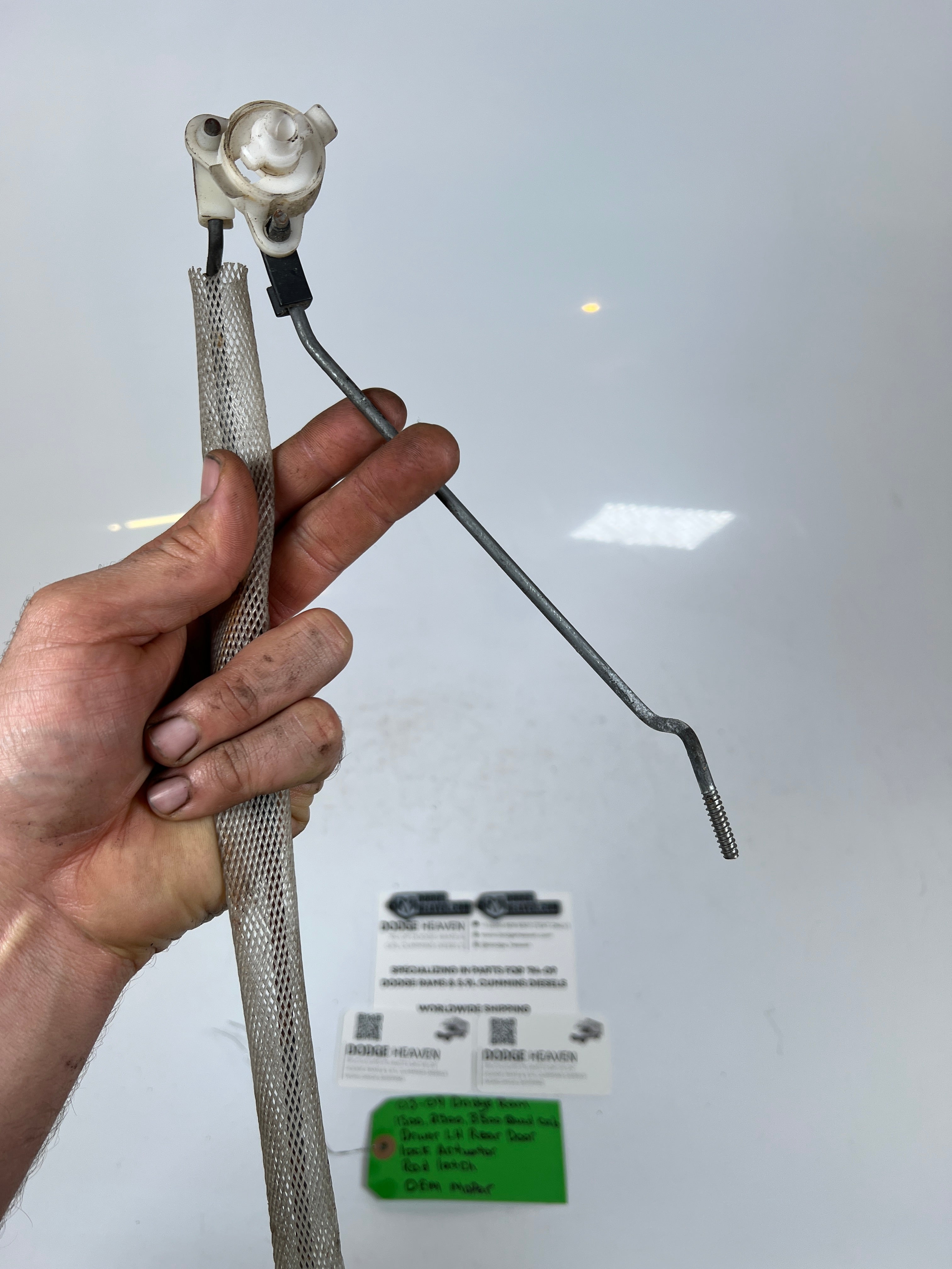 2003-2009 Dodge Ram Quad Cab Driver LH Rear Door Lock Actuator Rod Latch
