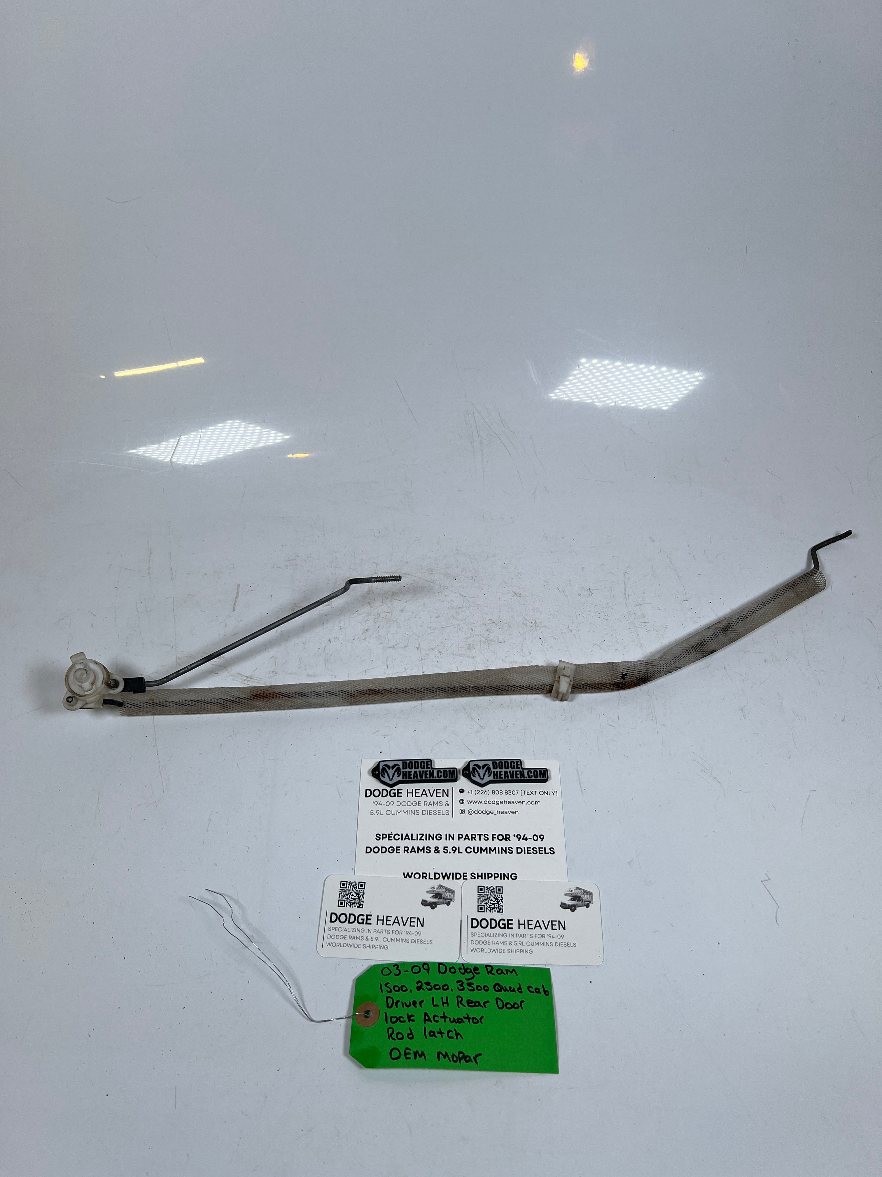 2003-2009 Dodge Ram Quad Cab Driver LH Rear Door Lock Actuator Rod Latch