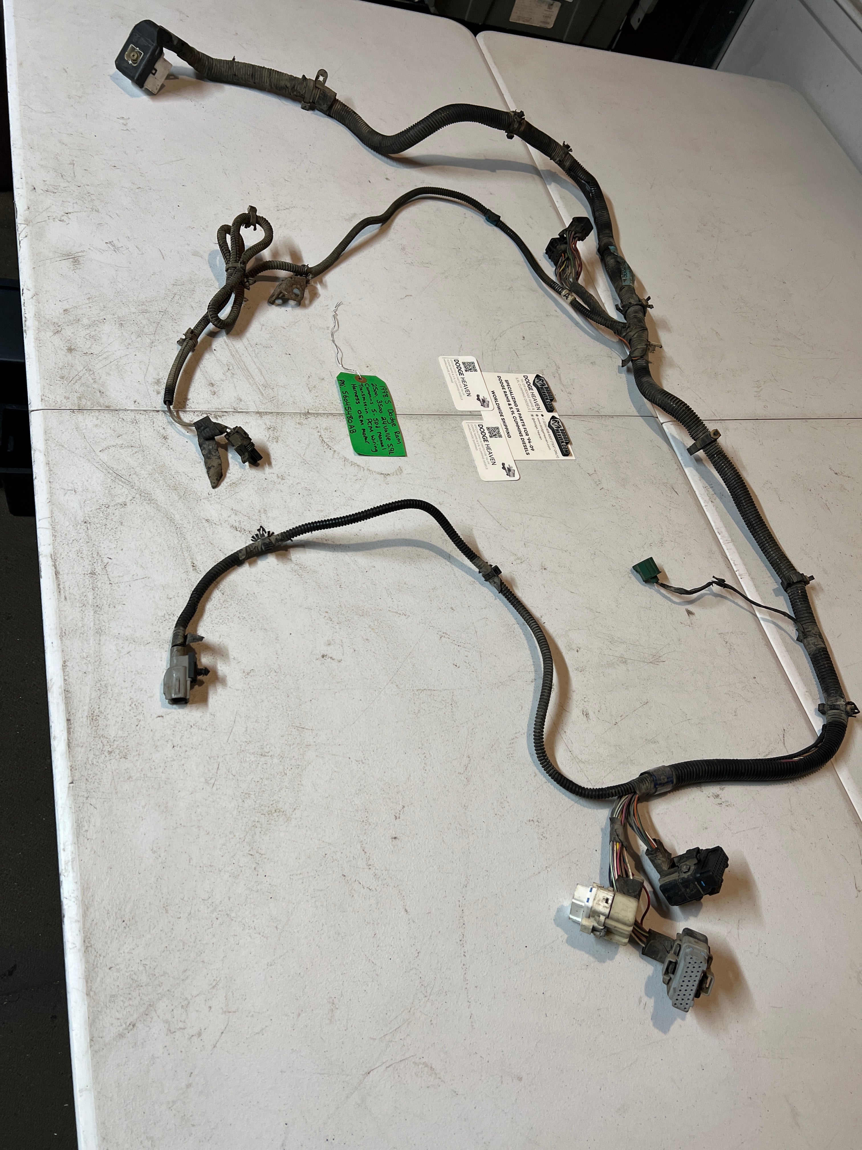 1998.5-1998.5 Dodge Ram 24 Valve 5.9L Cummins Manual PCM Wiring Harness
