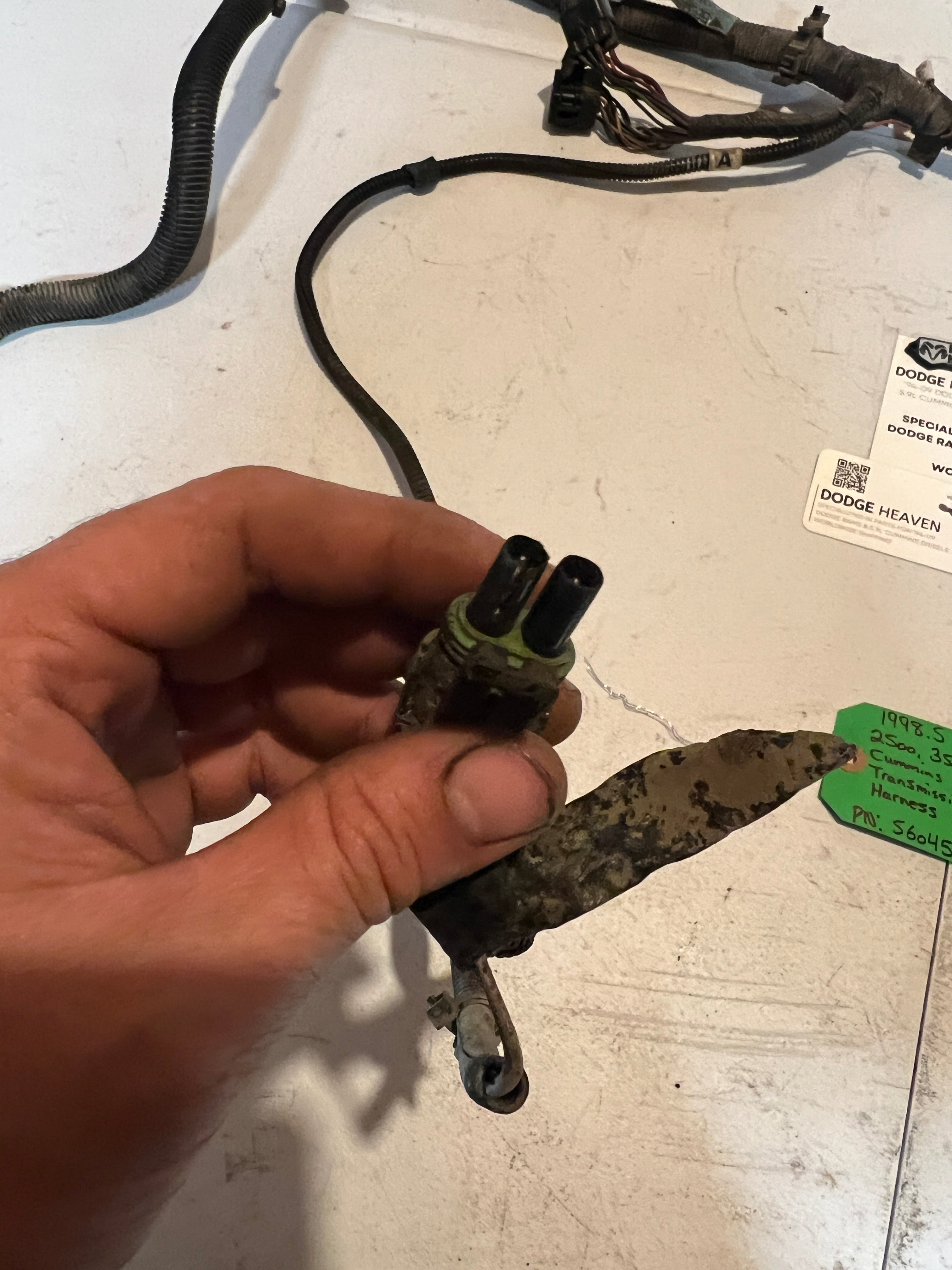 1998.5-1998.5 Dodge Ram 24 Valve 5.9L Cummins Manual PCM Wiring Harness
