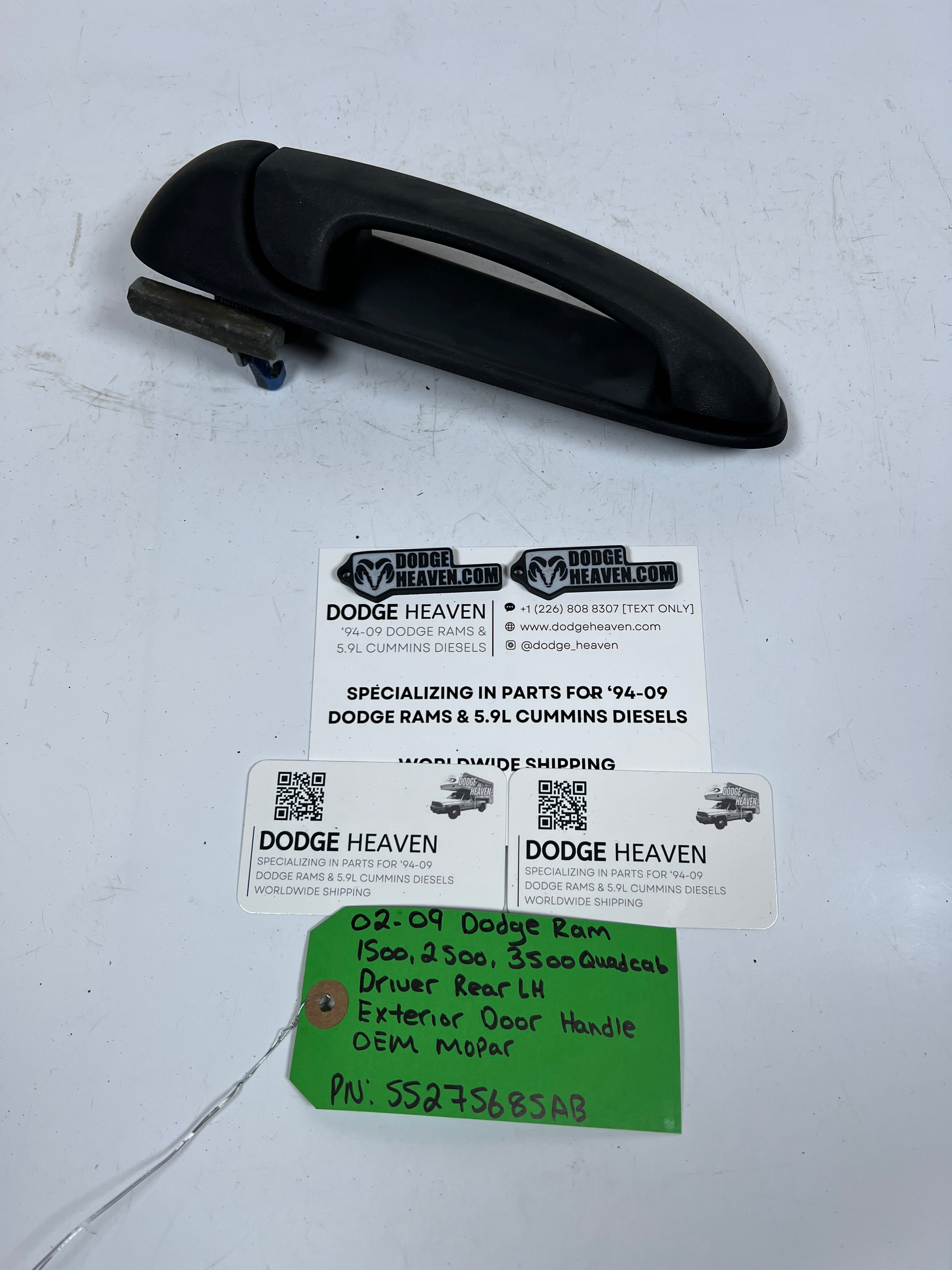2002-2009 Dodge Ram Quad Cab Driver Rear LH Exterior Door Handle