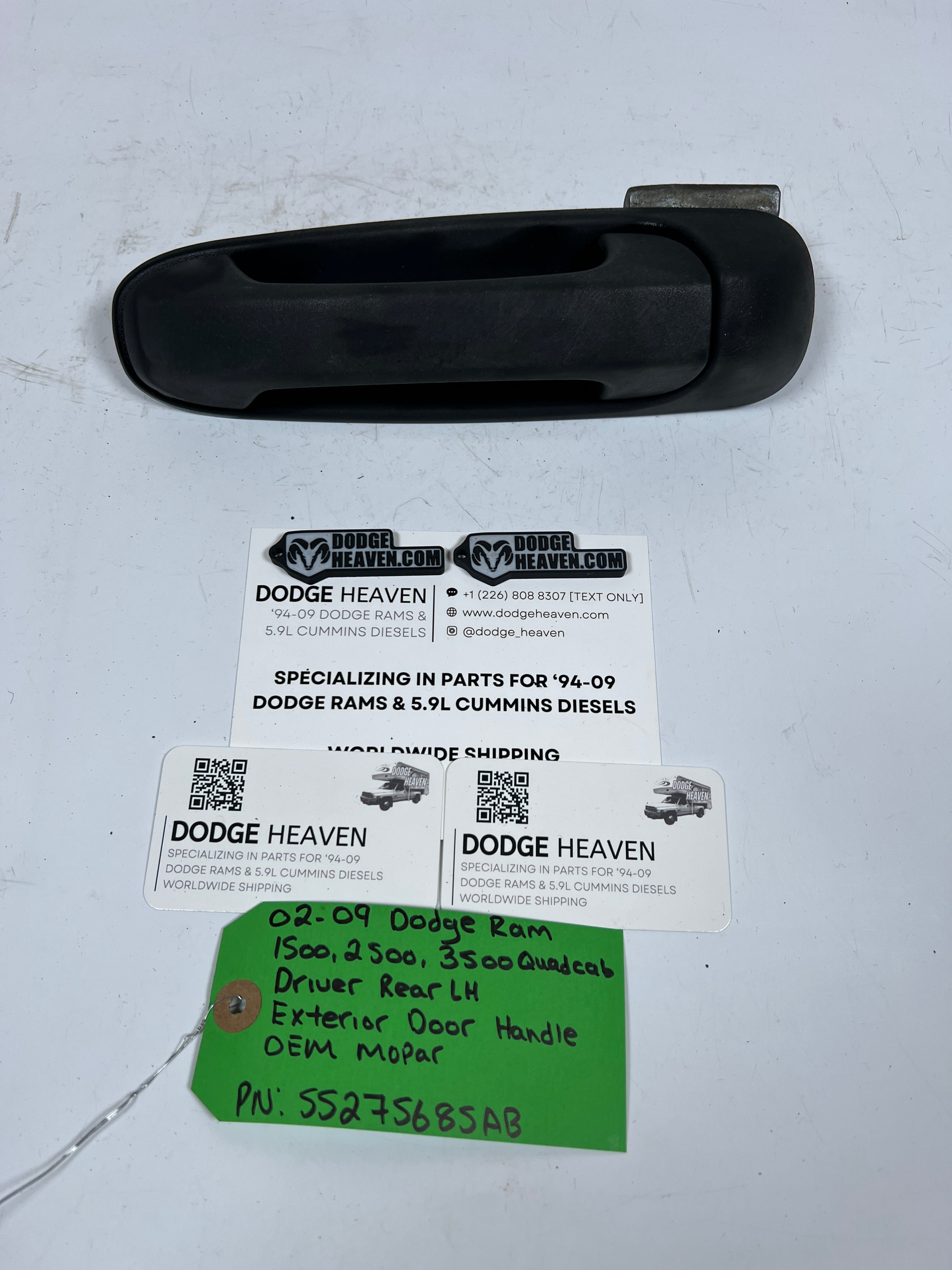 2002-2009 Dodge Ram Quad Cab Driver Rear LH Exterior Door Handle