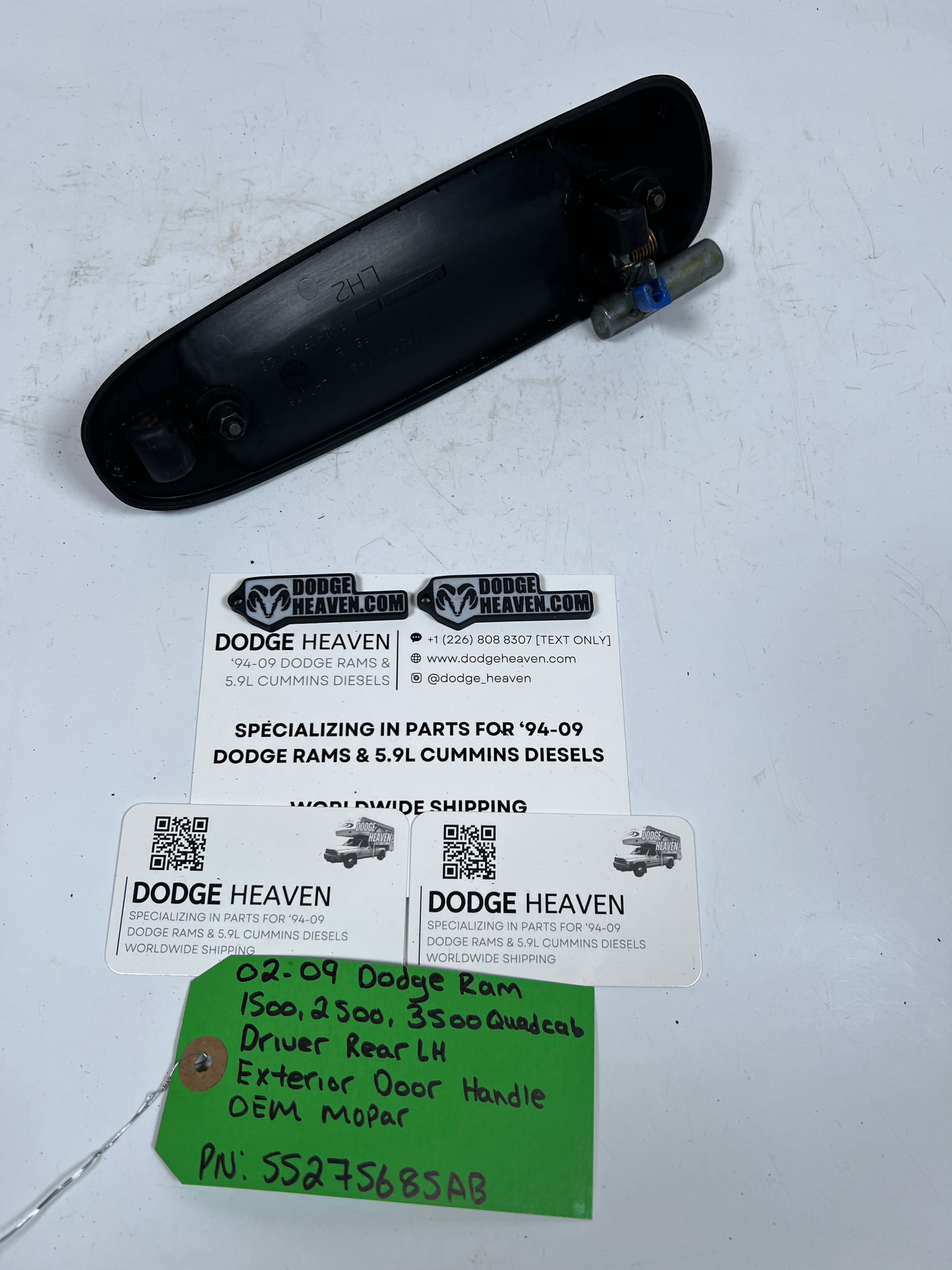 2002-2009 Dodge Ram Quad Cab Driver Rear LH Exterior Door Handle
