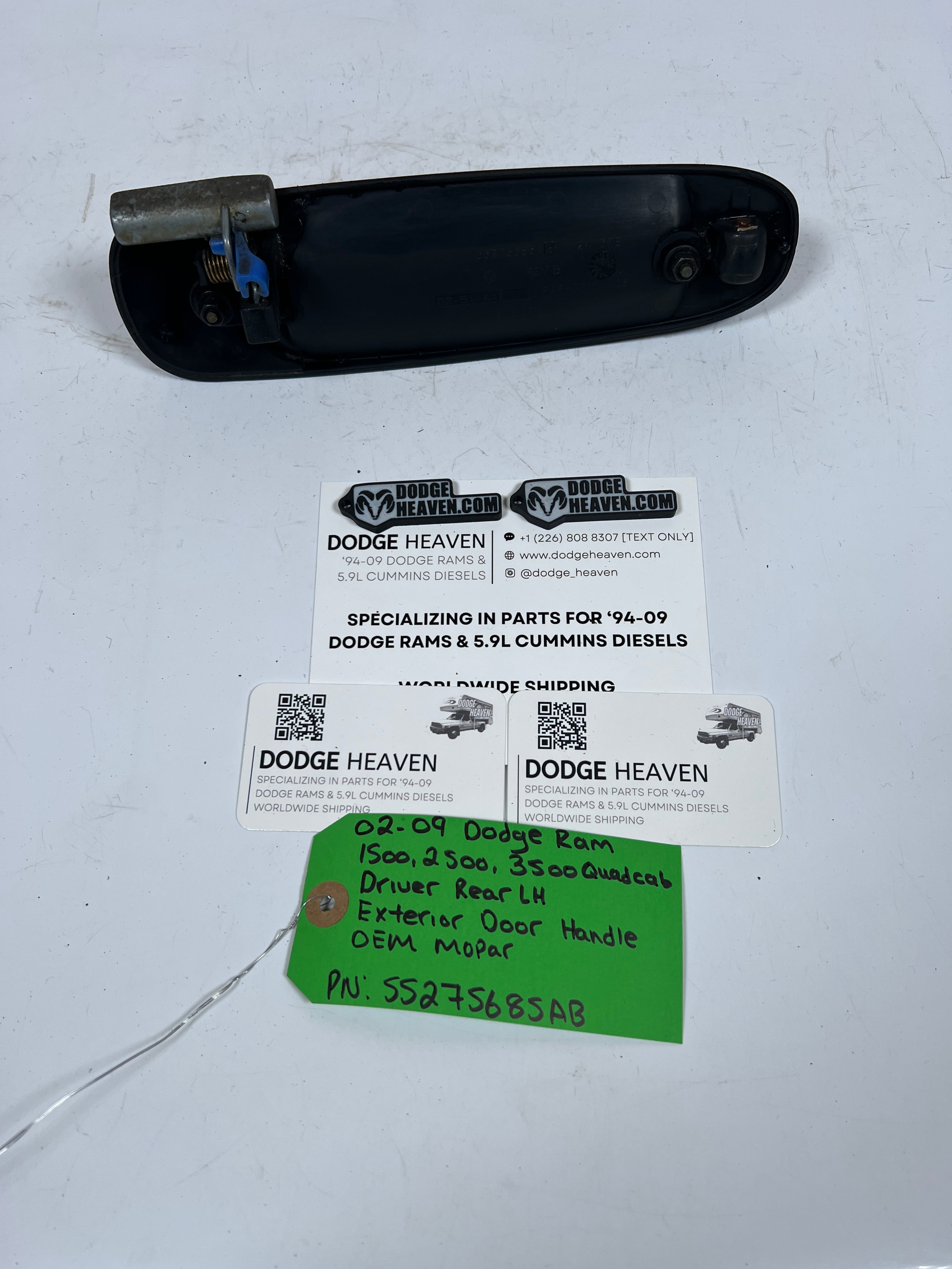 2002-2009 Dodge Ram Quad Cab Driver Rear LH Exterior Door Handle