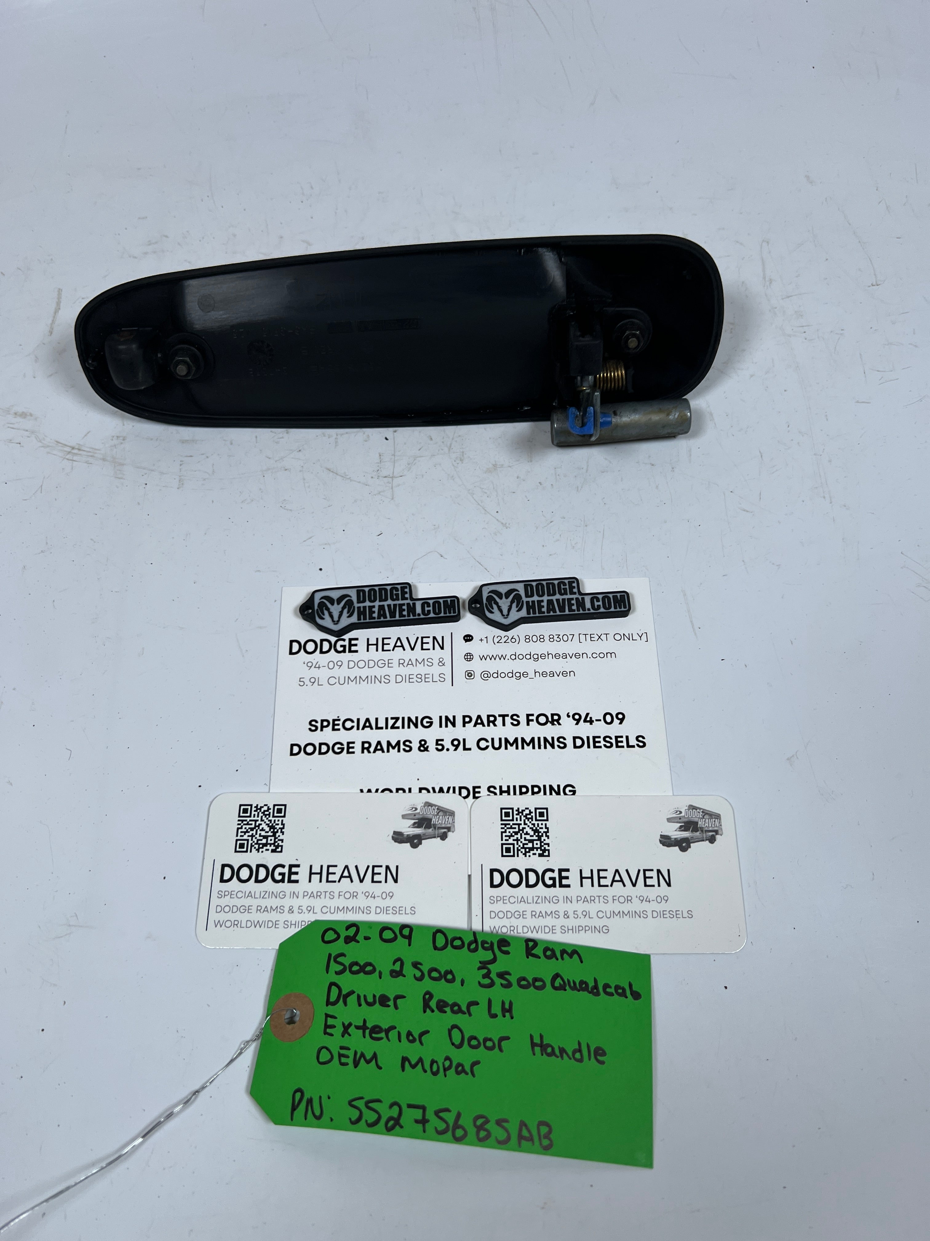 2002-2009 Dodge Ram Quad Cab Driver Rear LH Exterior Door Handle