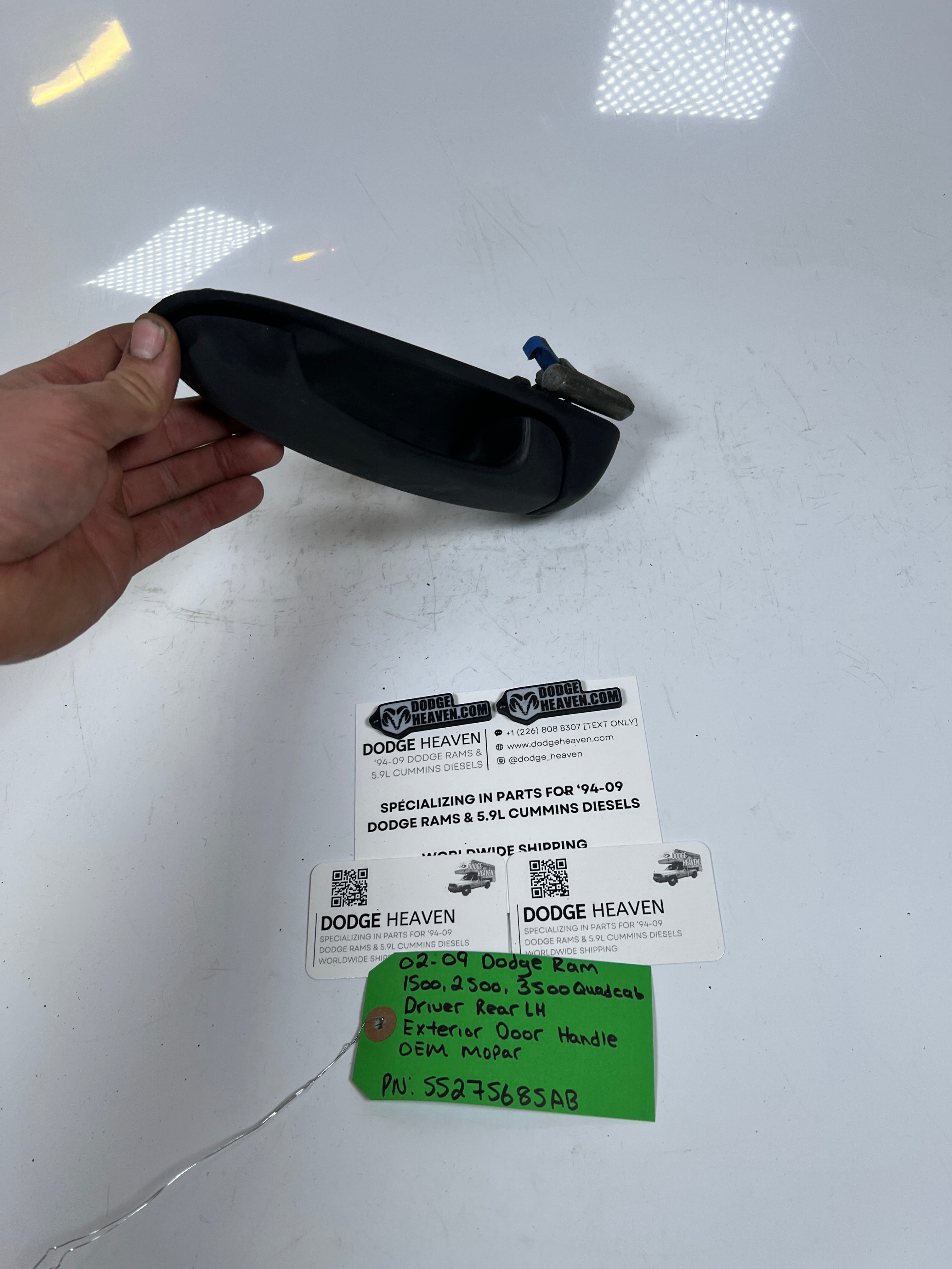 2002-2009 Dodge Ram Quad Cab Driver Rear LH Exterior Door Handle