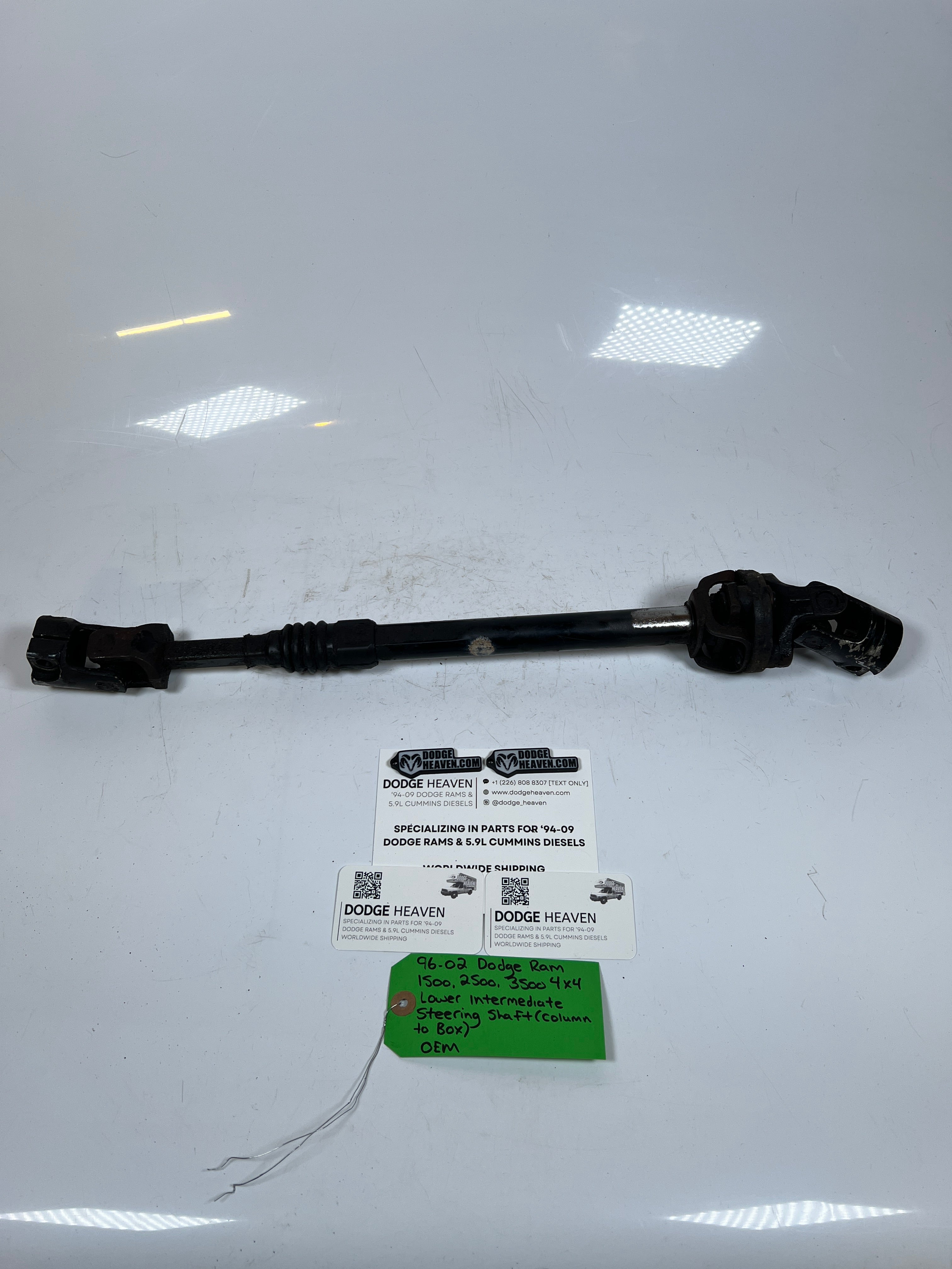 1996-2002 Dodge Ram 4x4 Lower Intermediate Steering Shaft (Column to Dash)