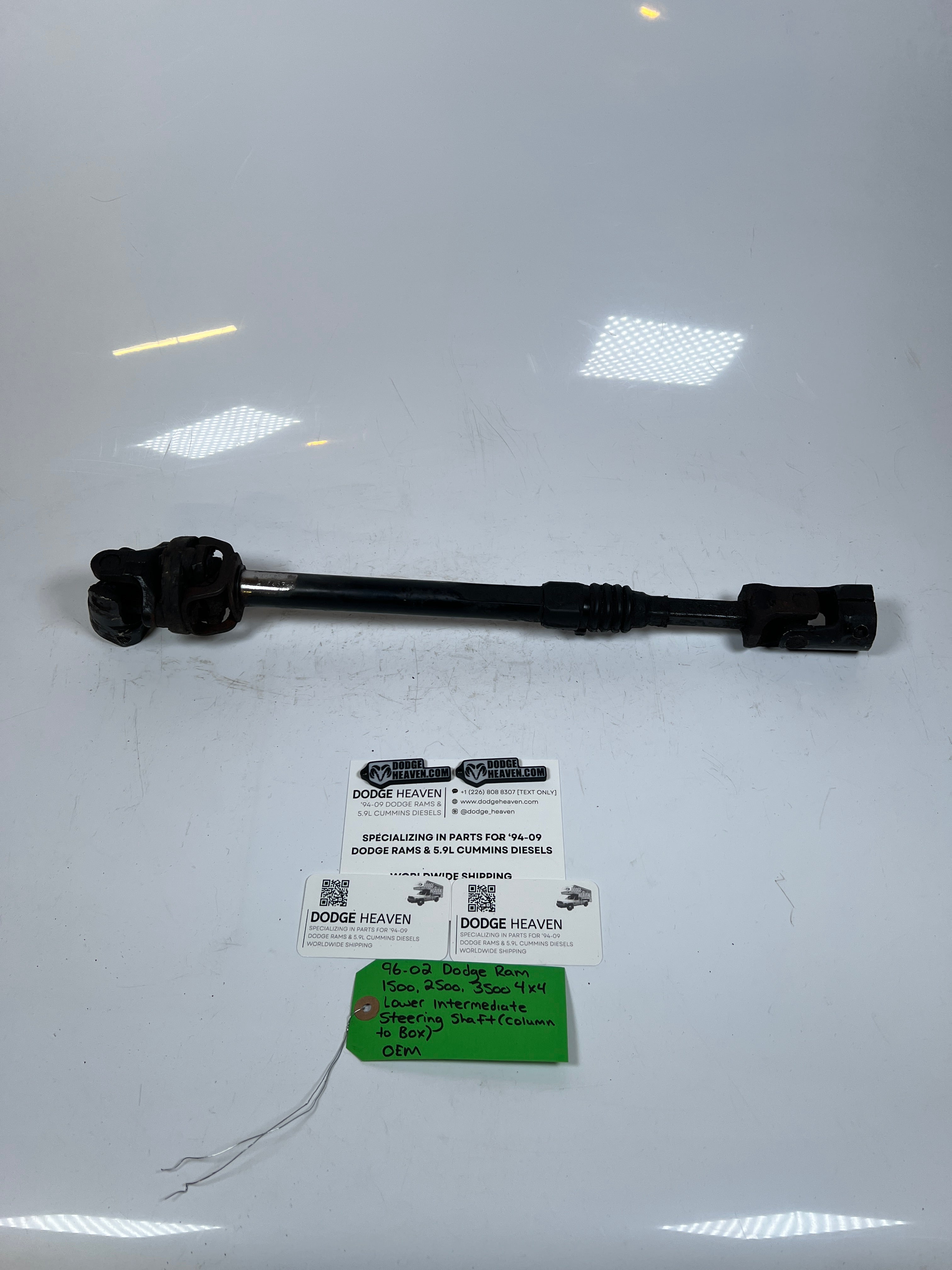 1996-2002 Dodge Ram 4x4 Lower Intermediate Steering Shaft (Column to Dash)