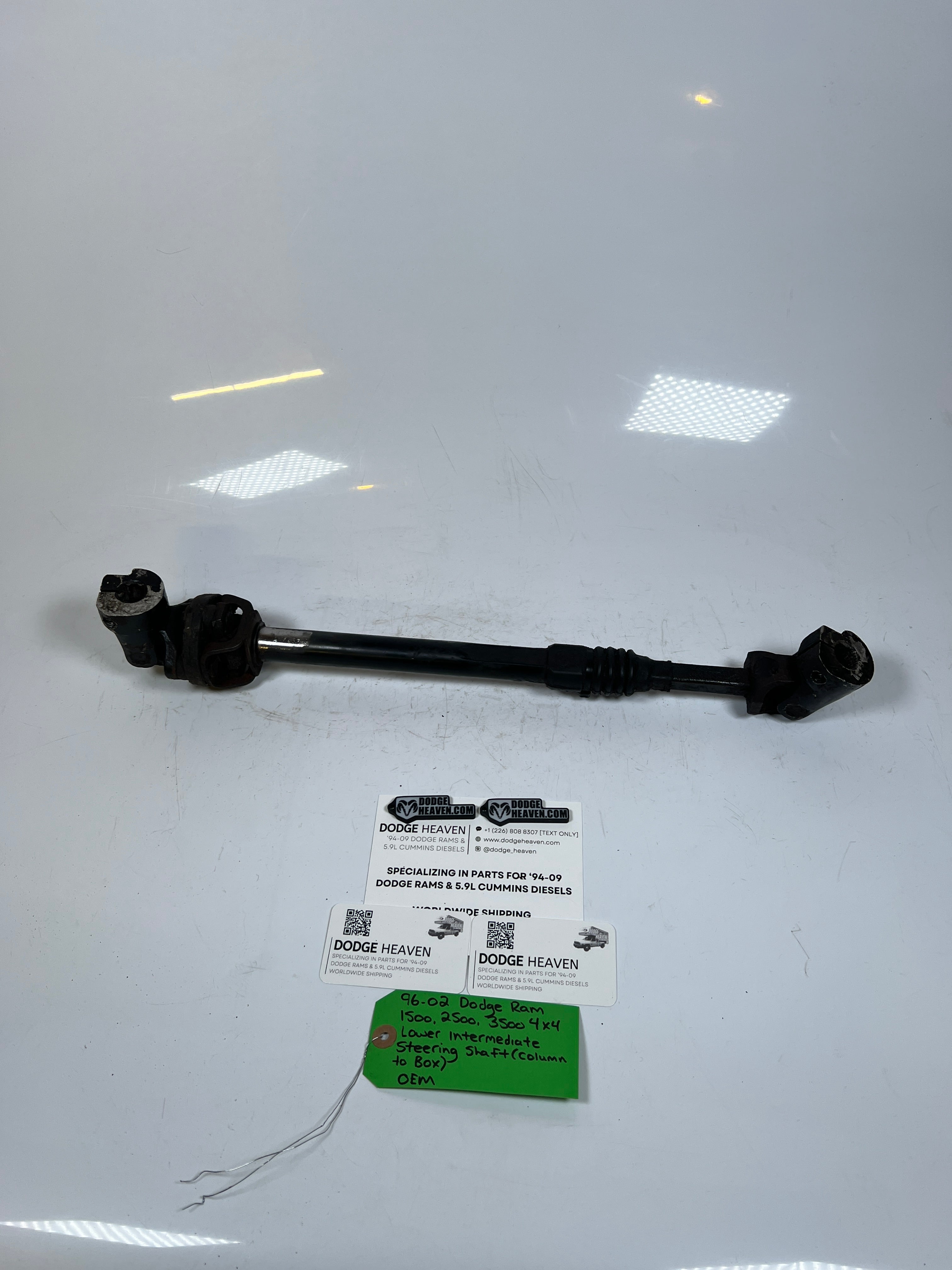 1996-2002 Dodge Ram 4x4 Lower Intermediate Steering Shaft (Column to Dash)