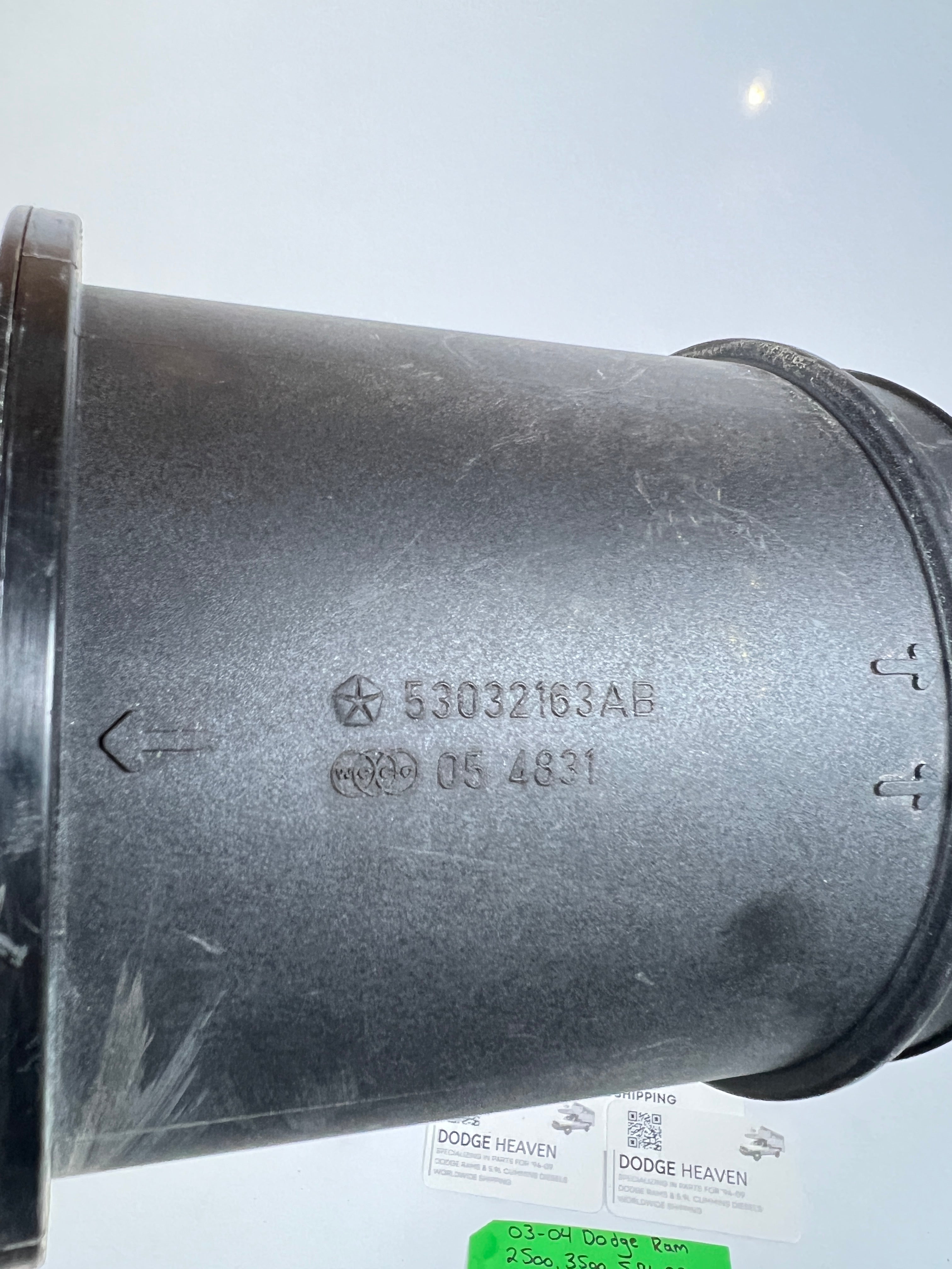 2003-2004 Dodge Ram 5.9L Cummins Air Filter Intake Duct / Tube