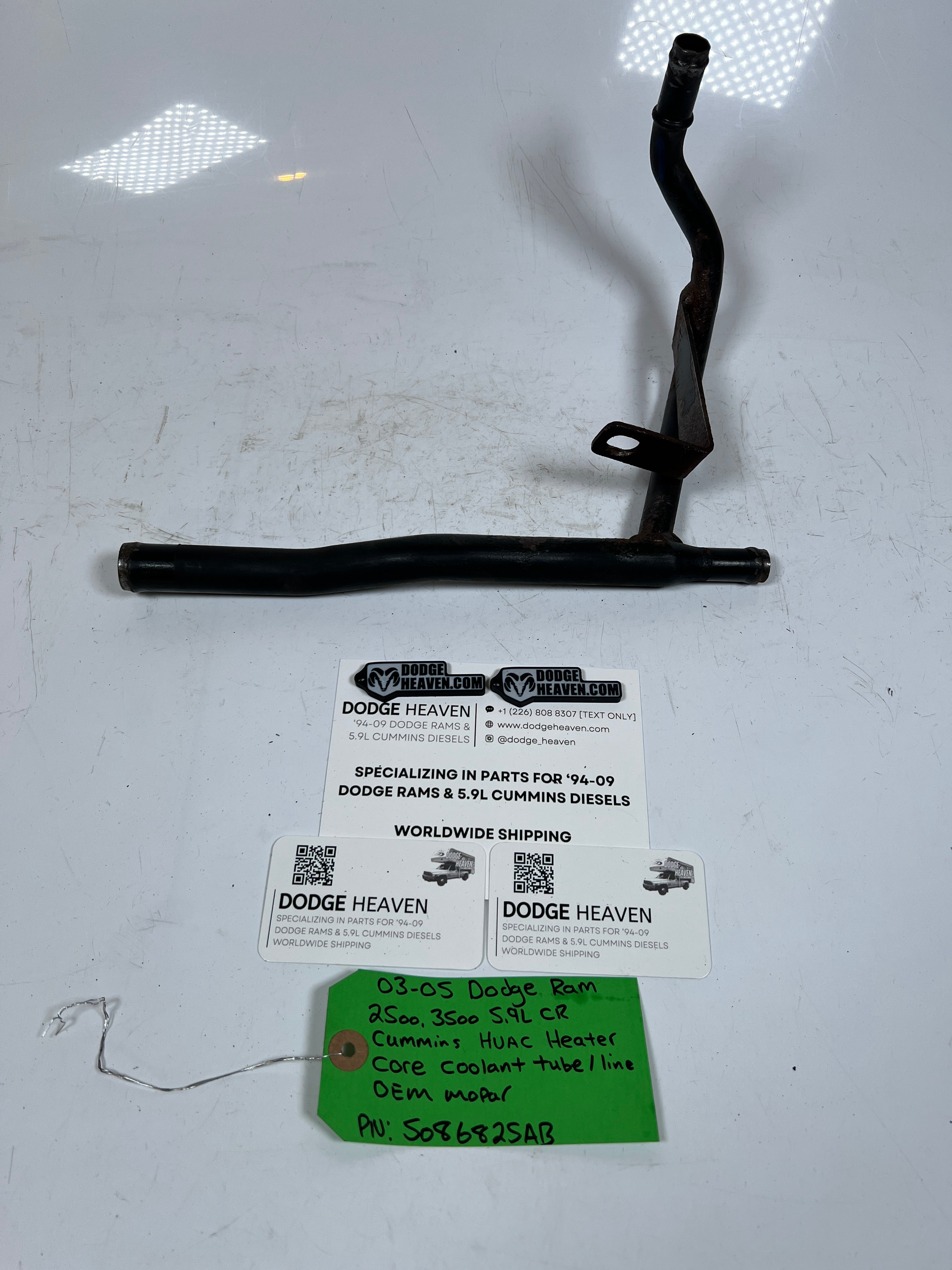 2003-2005 Dodge Ram 5.9L Cummins Heater Core Coolant Tube / Line