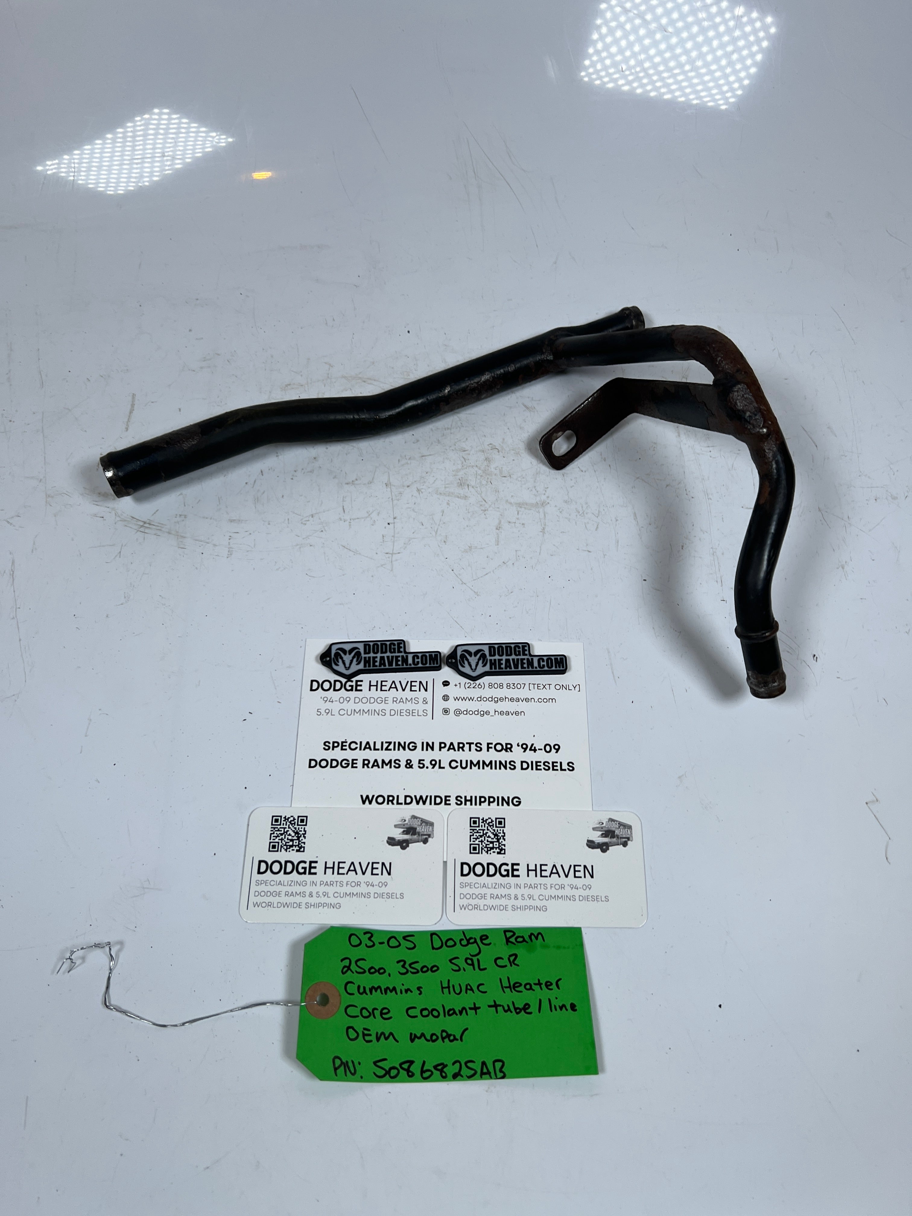 2003-2005 Dodge Ram 5.9L Cummins Heater Core Coolant Tube / Line